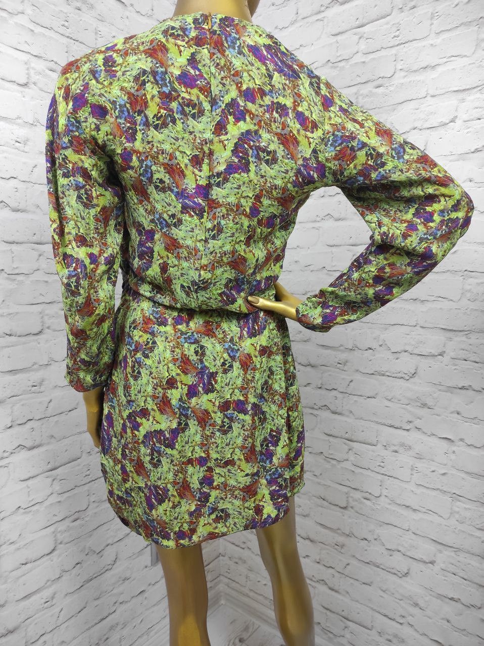 Other Anntian One Rare Silk Dress Wrap Splash Print Size S Size S / US 4 / IT 40 - 4 Thumbnail