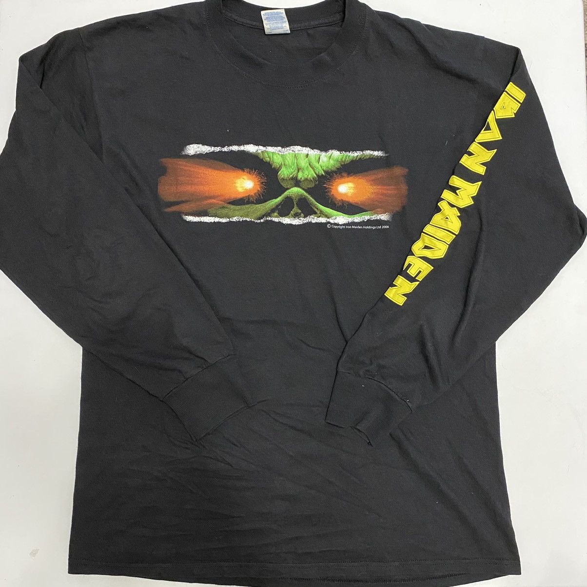 Band Tees Iron Maiden - Metal 2006 Eddies Back! Long Sleeve Size US L / EU 52-54 / 3 - 1 Thumbnail