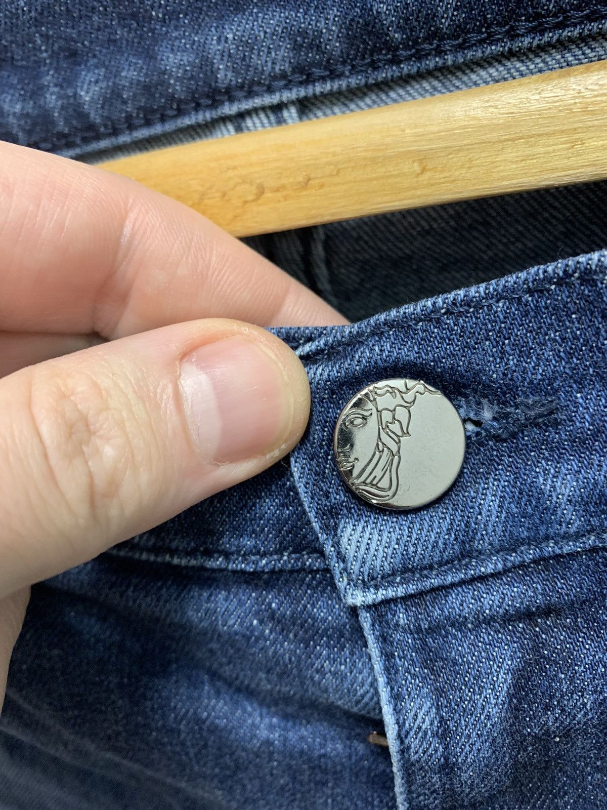 Versace Versace collection denim jeans big logo in pocket 34 Size US 34 / EU 50 - 3 Thumbnail