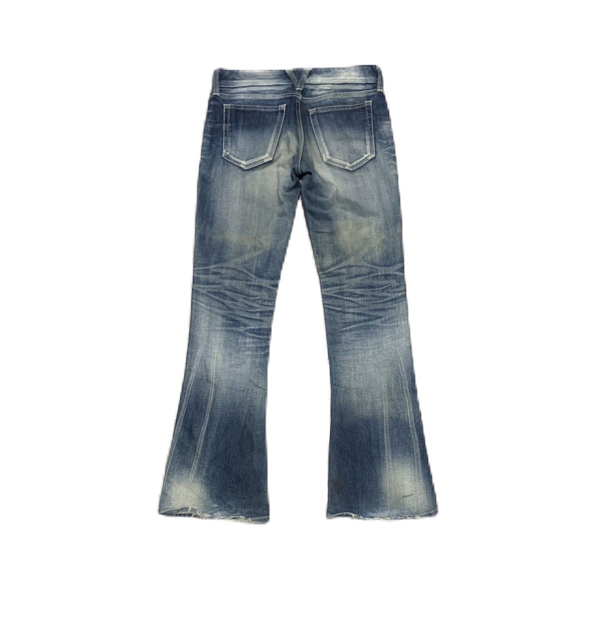 If Six Was Nine Vanquish Gold Flare Bootcut Bell Bottom Jeans Size 31" - 2 Thumbnail