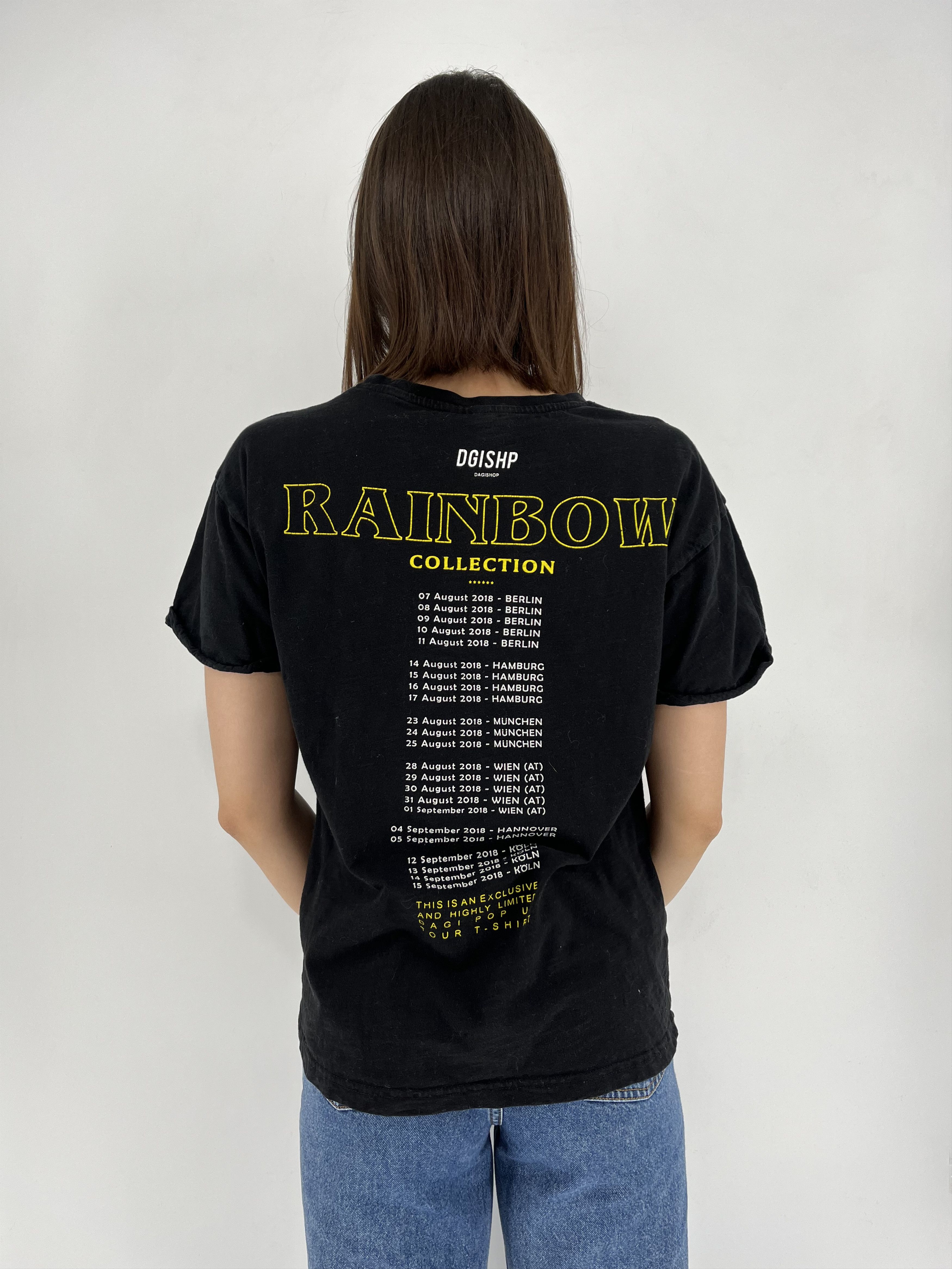 Band Tees Rainbow RNBW Dagi pop up 2018 tour tee oversize Size L / US 10 / IT 46 - 3 Thumbnail