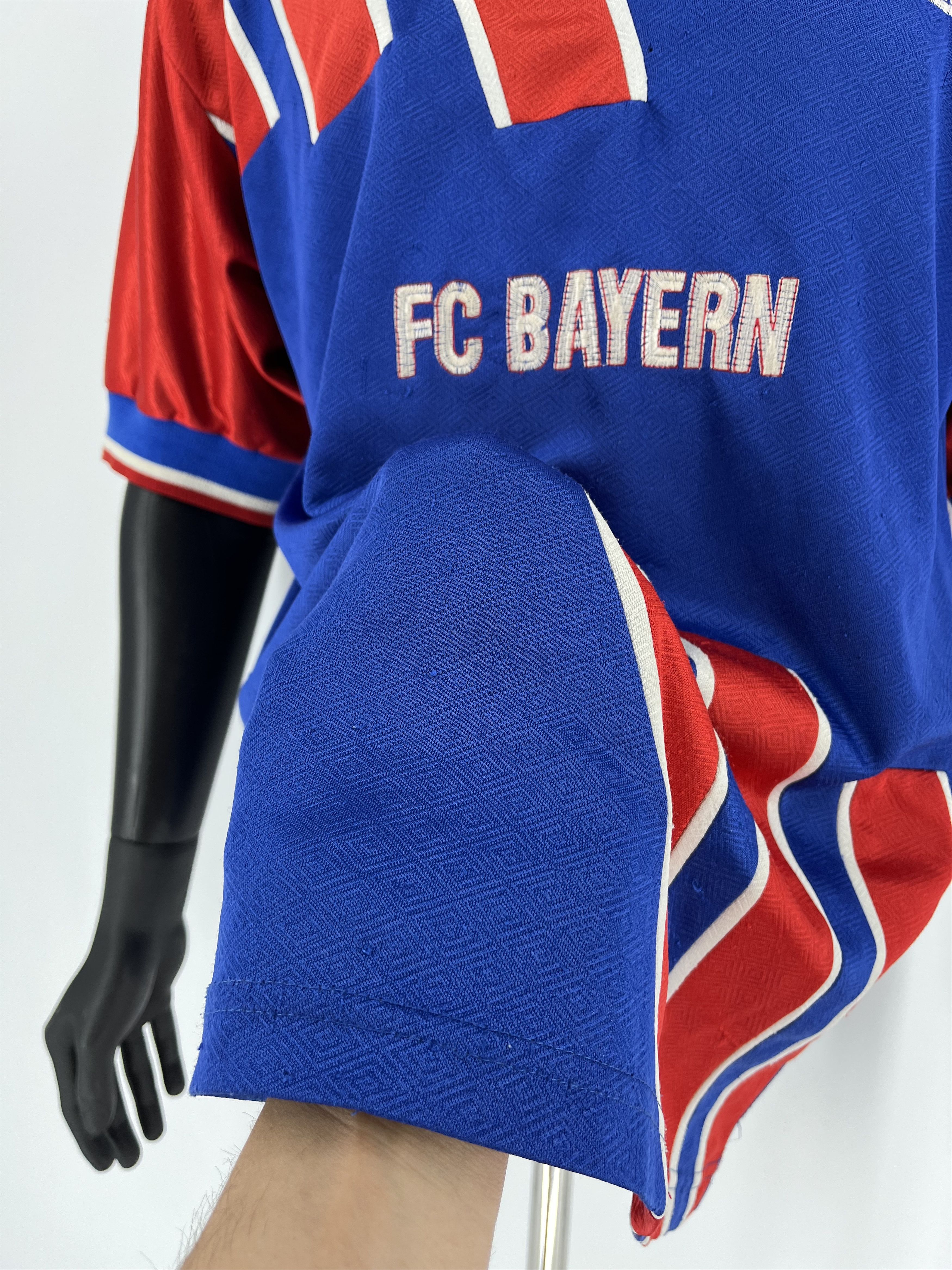 Vintage 70s Umbro Bayern Munchen Home Jersey Tee Shirt Rare Size US L / EU 52-54 / 3 - 10 Thumbnail