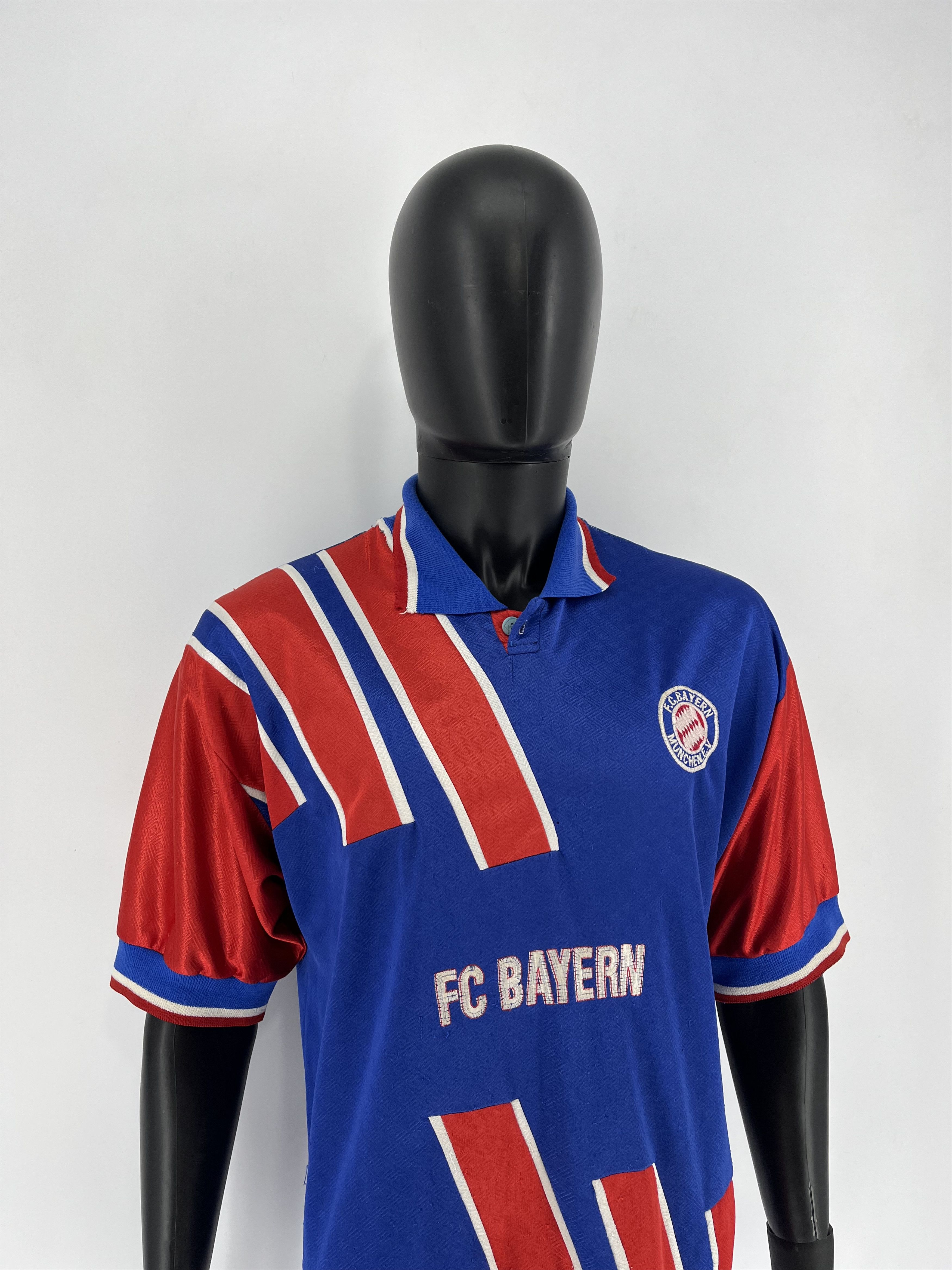 Vintage 70s Umbro Bayern Munchen Home Jersey Tee Shirt Rare Size US L / EU 52-54 / 3 - 3 Thumbnail