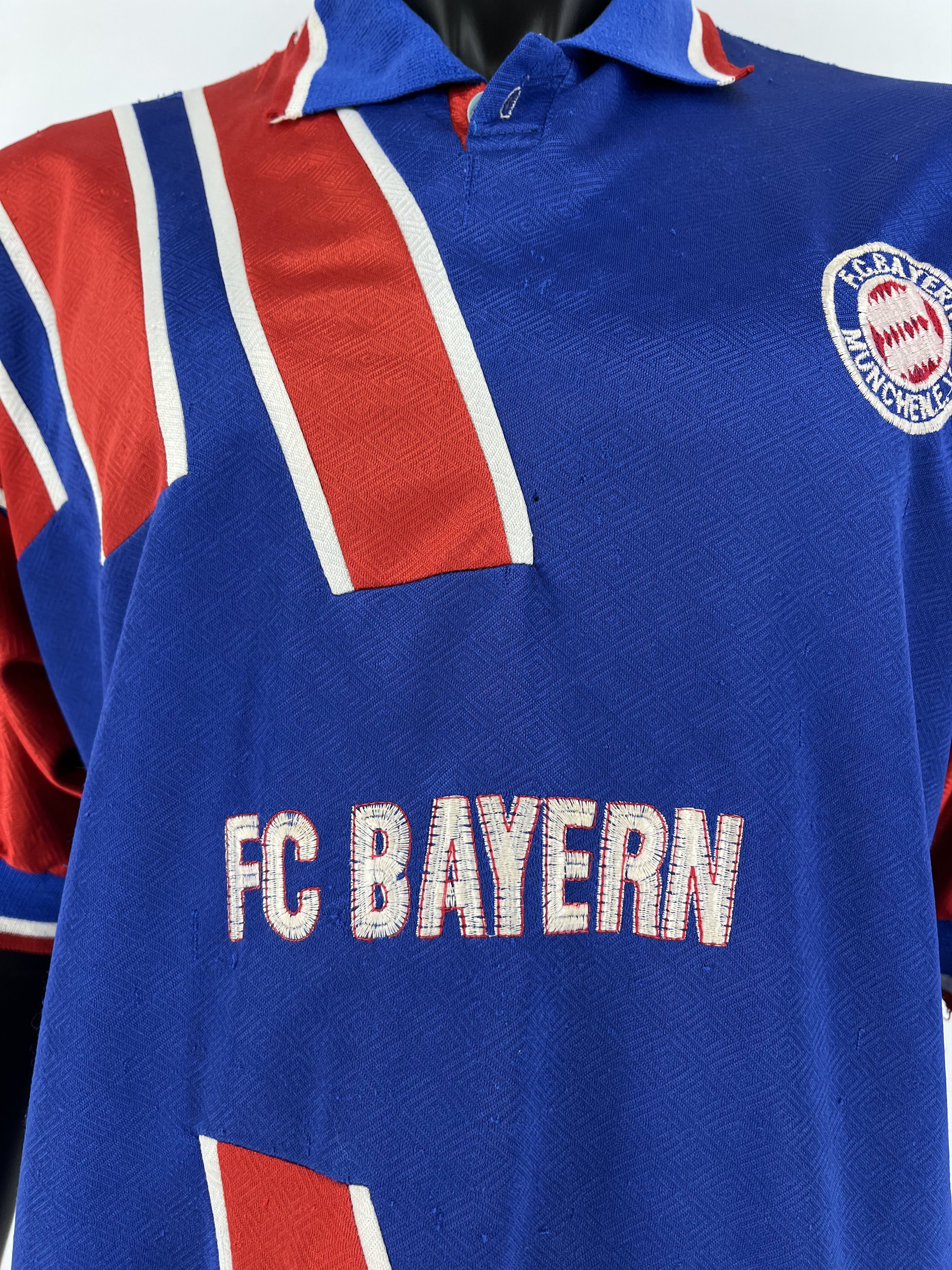 Vintage 70s Umbro Bayern Munchen Home Jersey Tee Shirt Rare Size US L / EU 52-54 / 3 - 11 Thumbnail