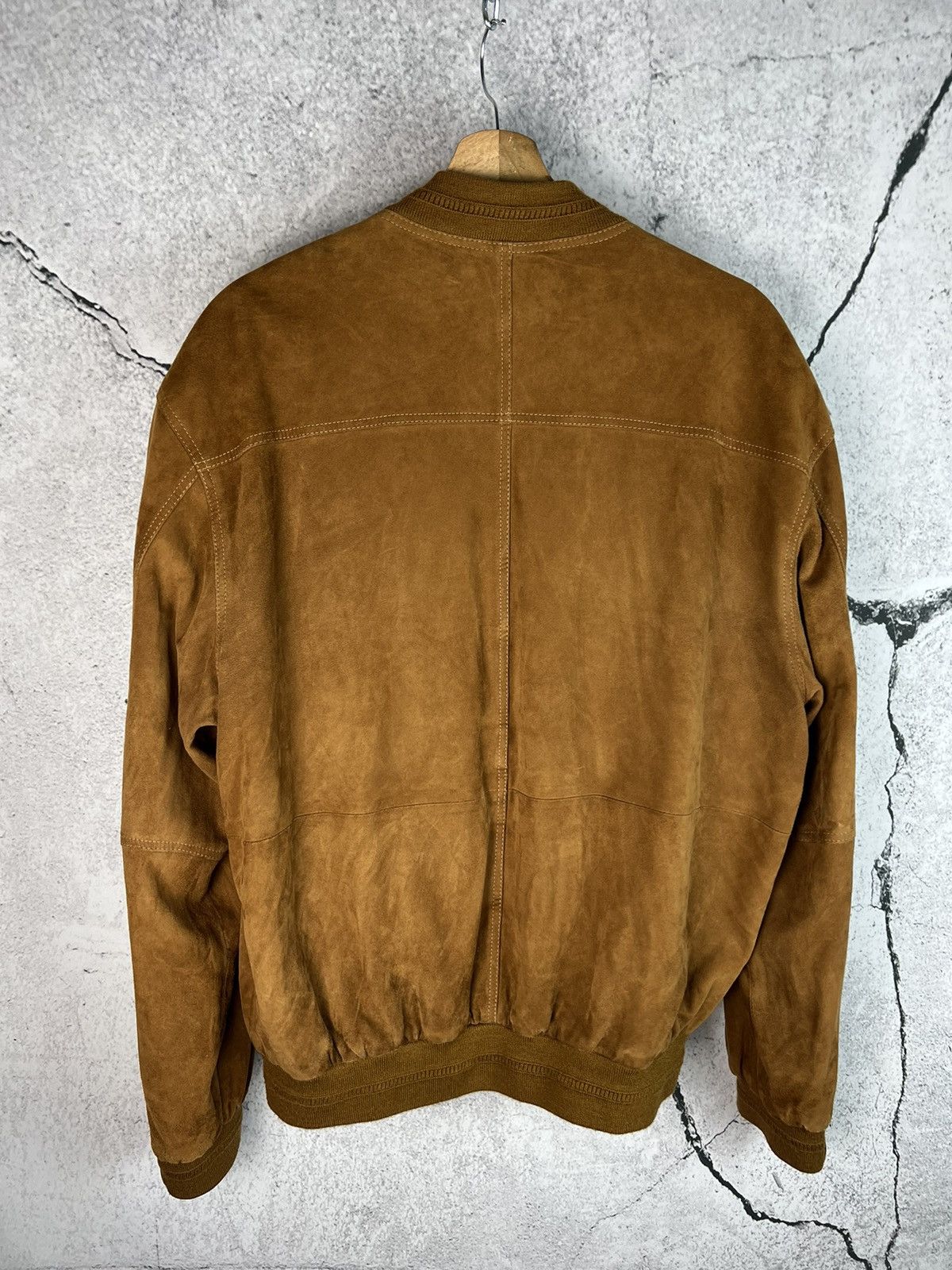 Vintage Vintage high quality real Leather avant garde jacket Size US L / EU 52-54 / 3 - 4 Thumbnail