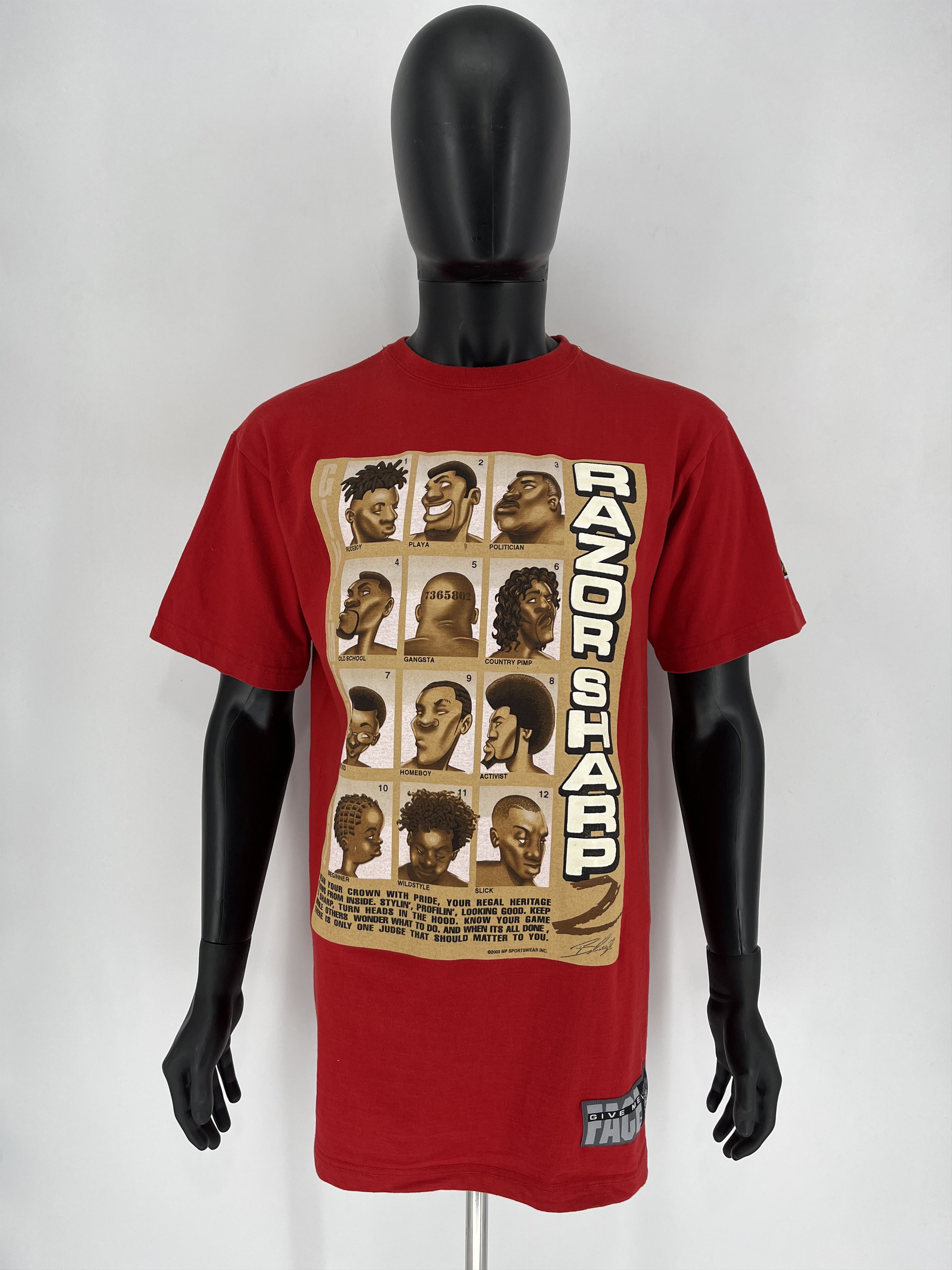 Rap Tees Vintage 2003 hiphop Fashion GIVEMEFACE 03 razor sharp Size US M / EU 48-50 / 2 - 2 Thumbnail