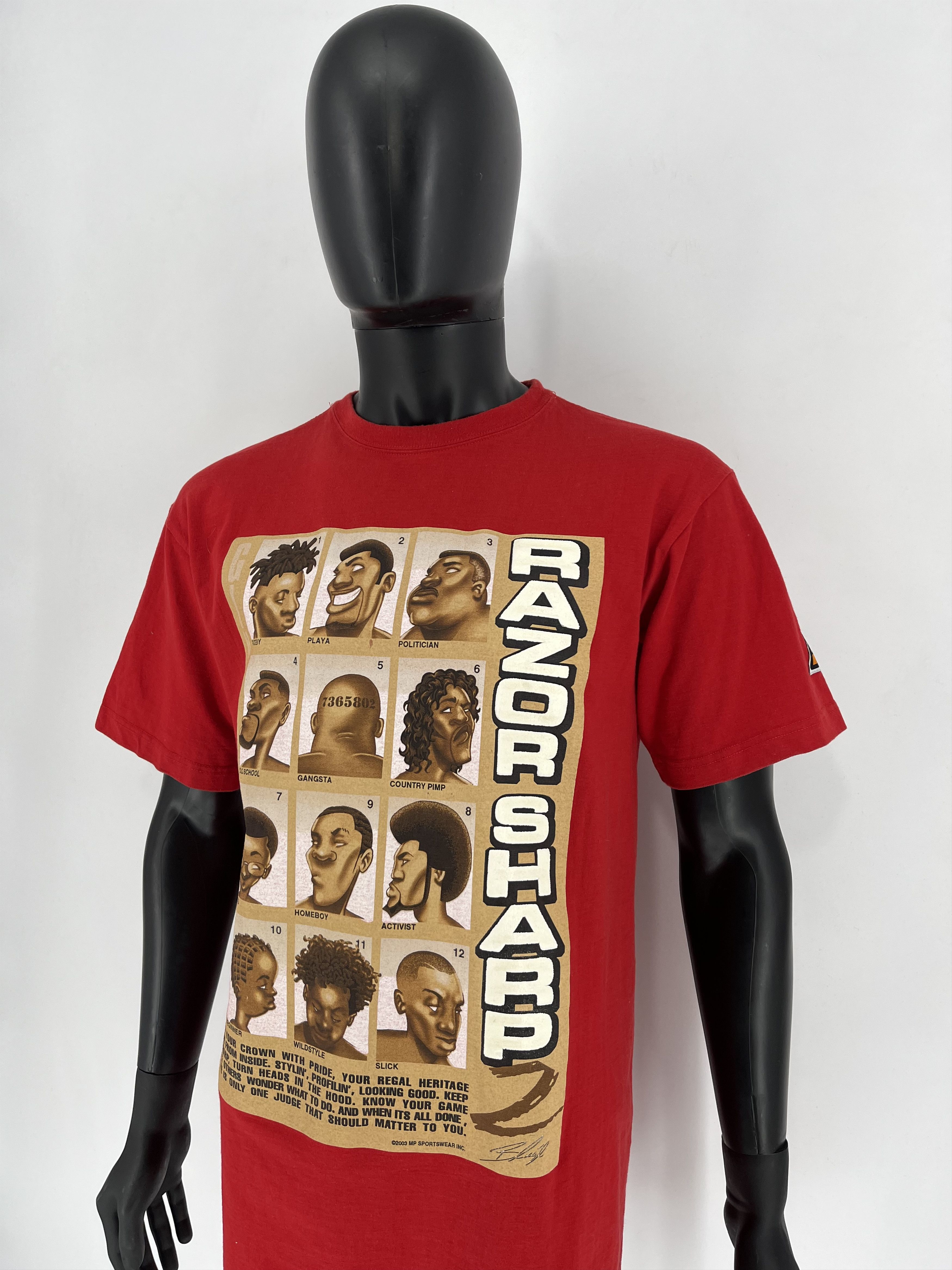 Rap Tees Vintage 2003 hiphop Fashion GIVEMEFACE 03 razor sharp Size US M / EU 48-50 / 2 - 5 Thumbnail