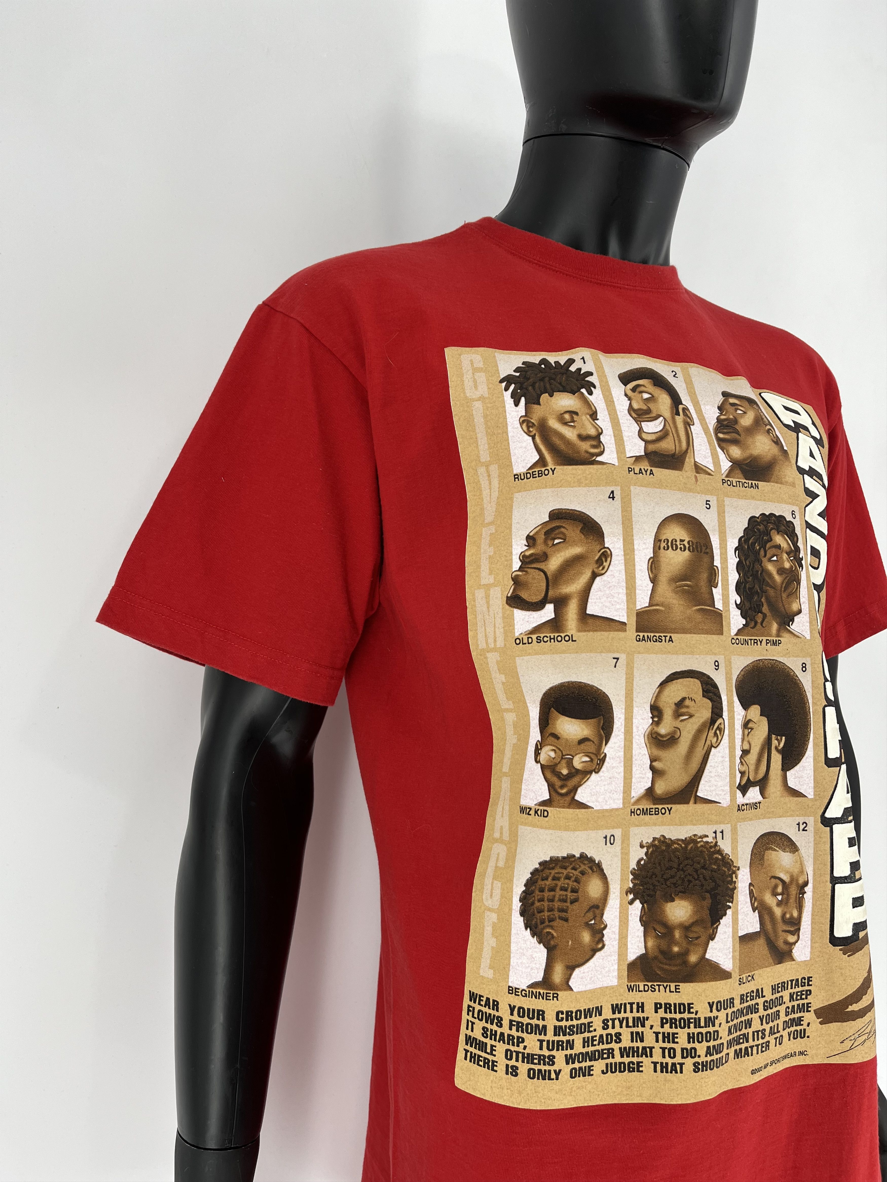 Rap Tees Vintage 2003 hiphop Fashion GIVEMEFACE 03 razor sharp Size US M / EU 48-50 / 2 - 6 Thumbnail