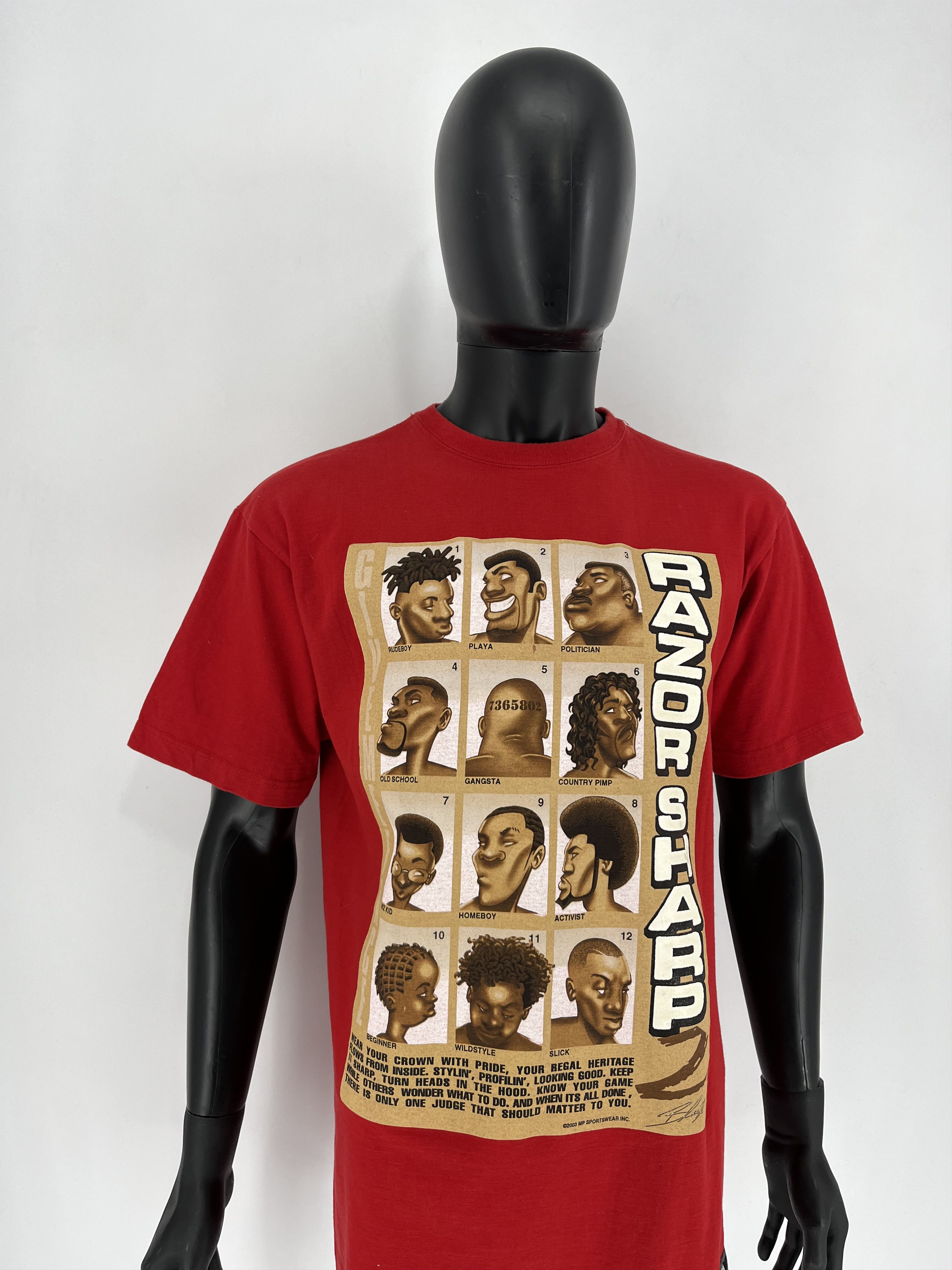 Rap Tees Vintage 2003 hiphop Fashion GIVEMEFACE 03 razor sharp Size US M / EU 48-50 / 2 - 4 Thumbnail