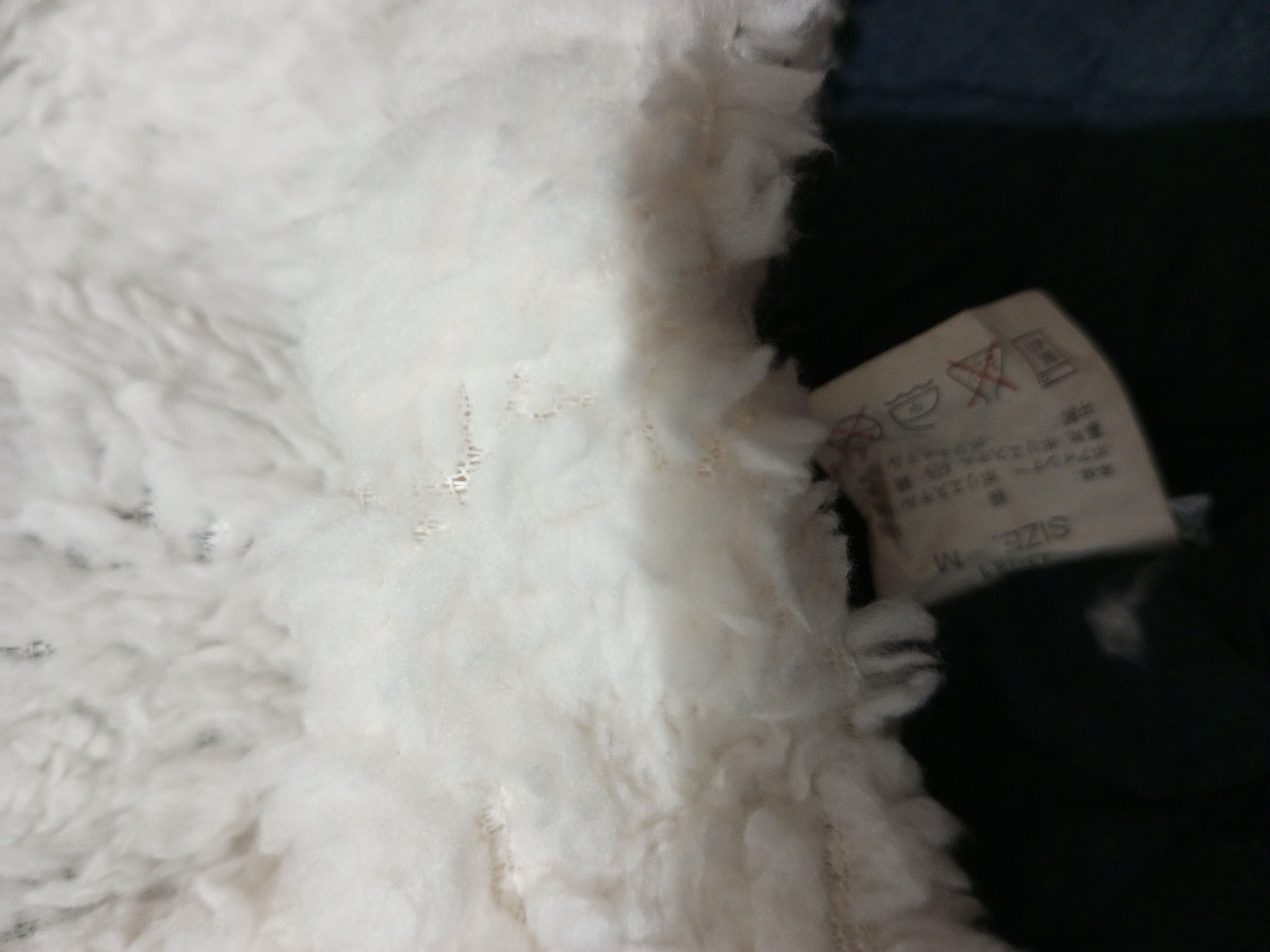 If Six Was Nine Mohair Denim Parka Rabbit Fur Hood Cecil McBee Size M / US 6-8 / IT 42-44 - 9 Thumbnail