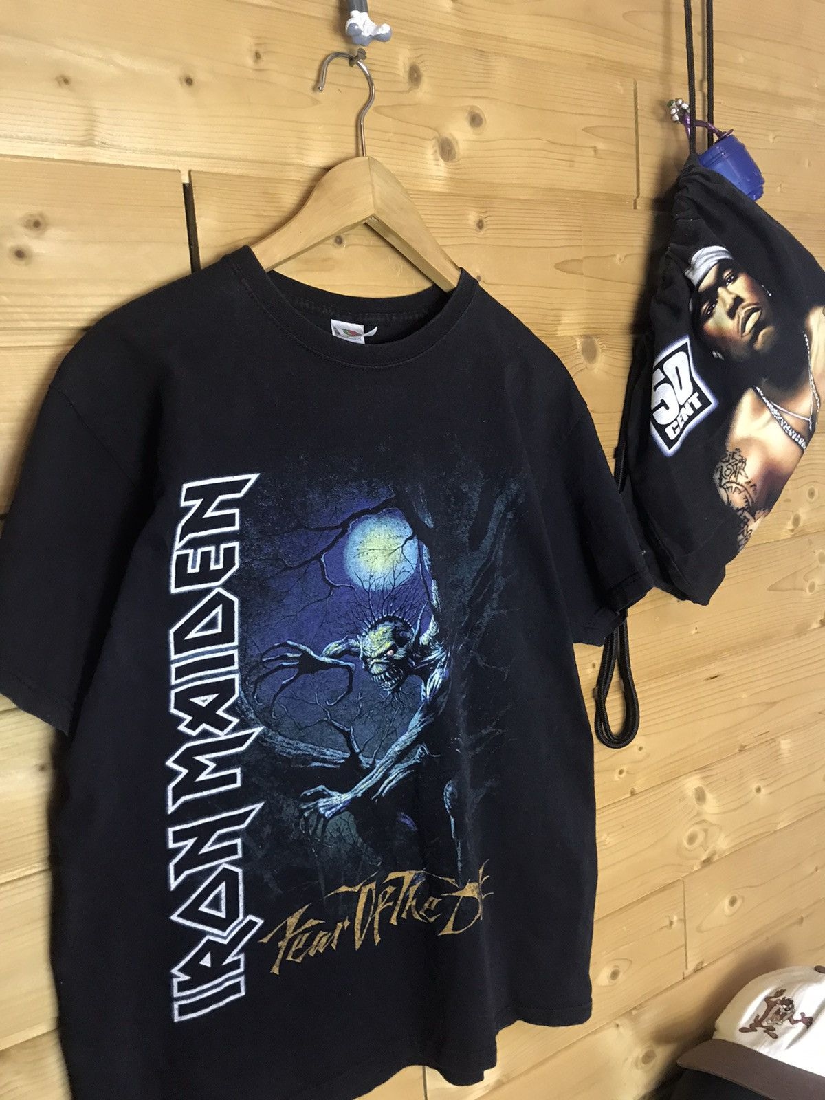 Vintage Iron Maiden band t-shirt Size US L / EU 52-54 / 3 - 3 Thumbnail