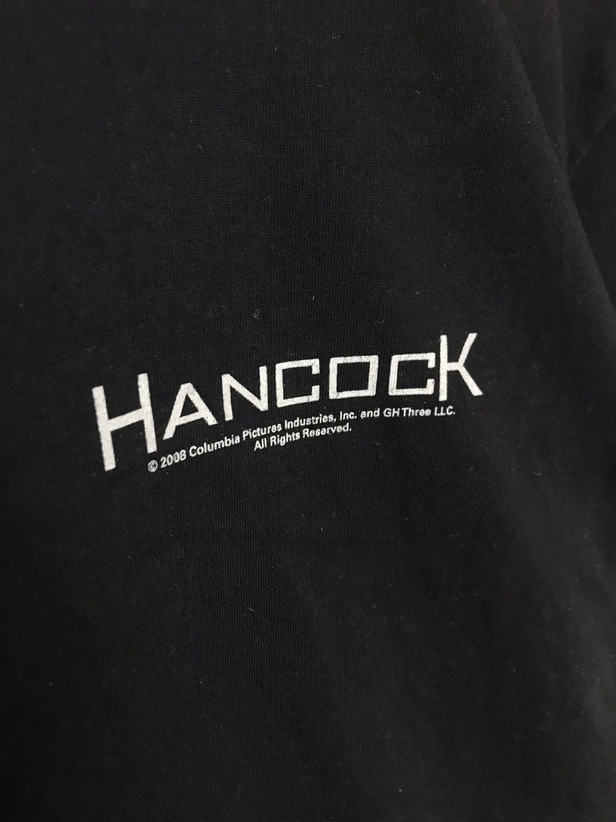 Vintage Vintage 2008 Hancock promo movie t-shirt Size US L / EU 52-54 / 3 - 5 Thumbnail