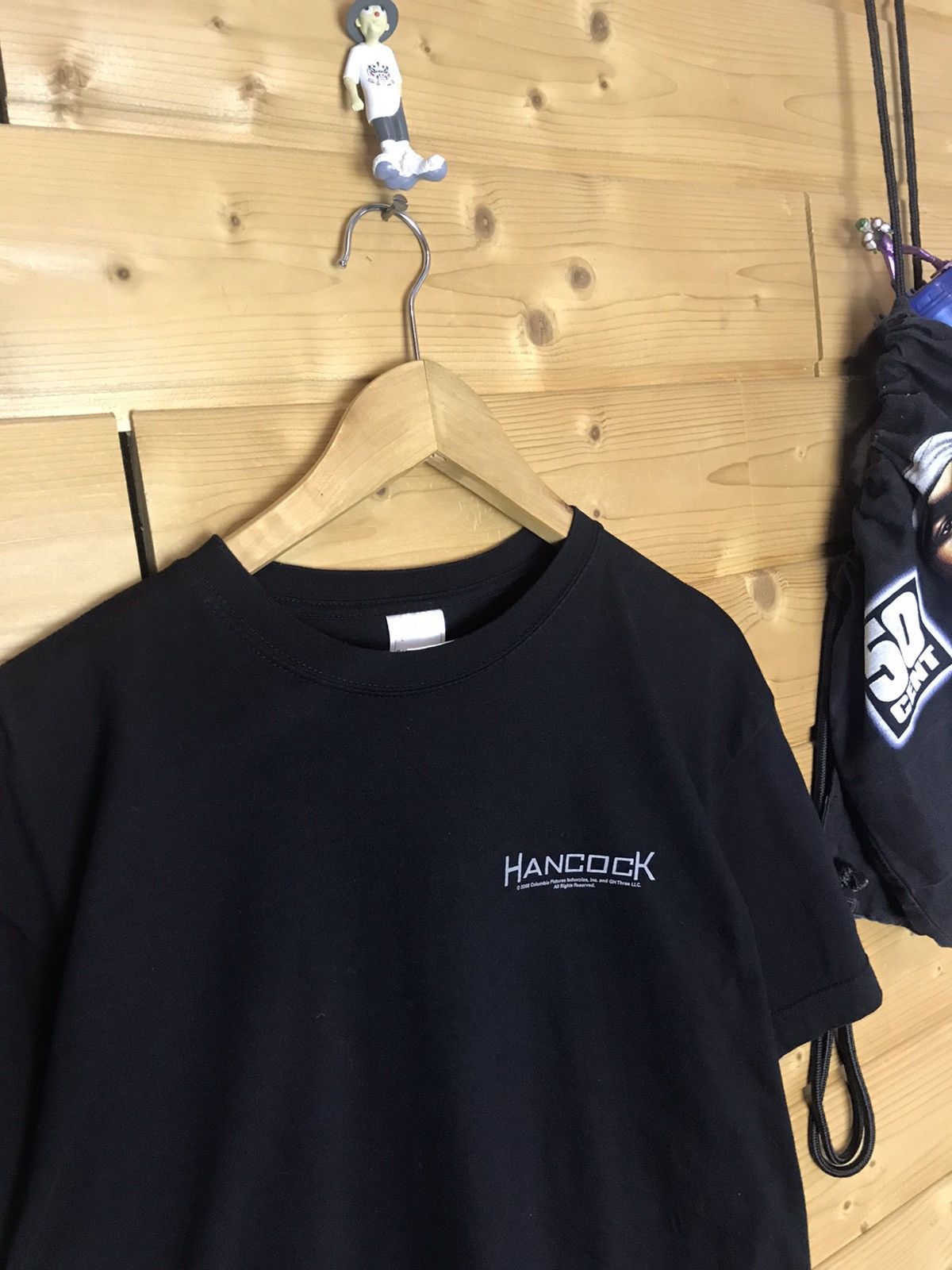 Vintage Vintage 2008 Hancock promo movie t-shirt Size US L / EU 52-54 / 3 - 4 Thumbnail