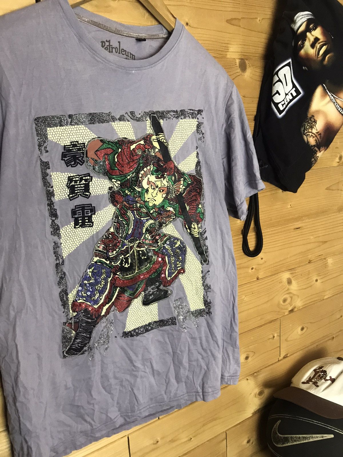 Vintage Vintage Samurai t-shirt Size US L / EU 52-54 / 3 - 3 Thumbnail