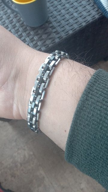 Jewelry Two Tone Chain Bracelets Size ONE SIZE - 3 Thumbnail