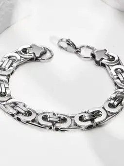 Jewelry Flat Chain Link Bracelet Size ONE SIZE - 7 Thumbnail