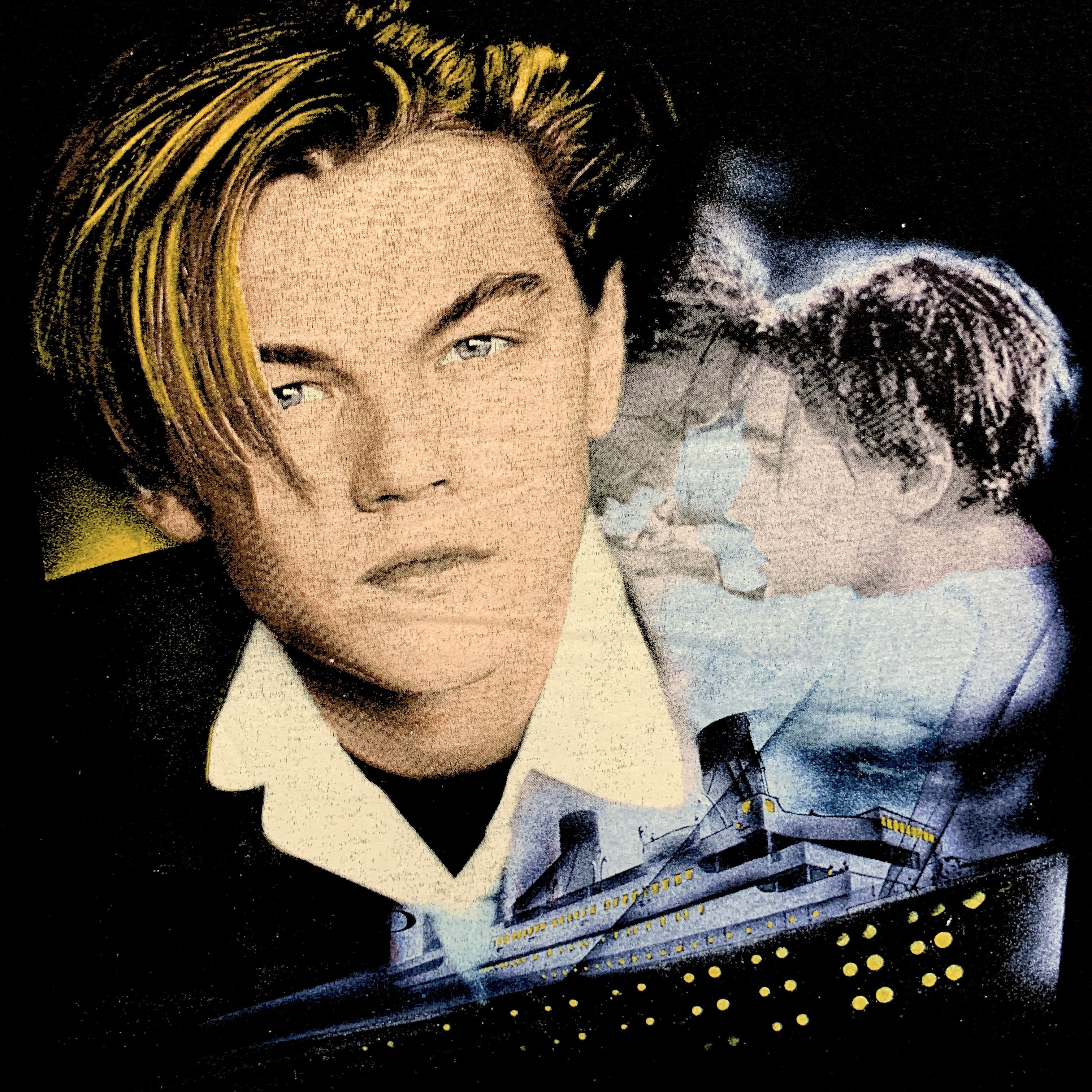Rap Tees Vintage Leonardo DiCaprio Titanic 90's Movie Rap T-shirt Size US L / EU 52-54 / 3 - 3 Thumbnail