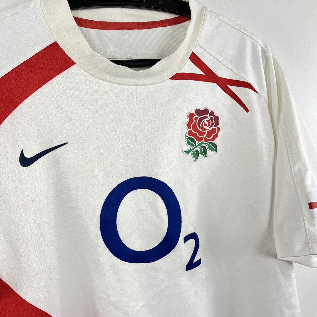 Nike Vintage England Rugby National Team Nike Rugby O2 Home Sz XL Size US XL / EU 56 / 4 - 4 Thumbnail