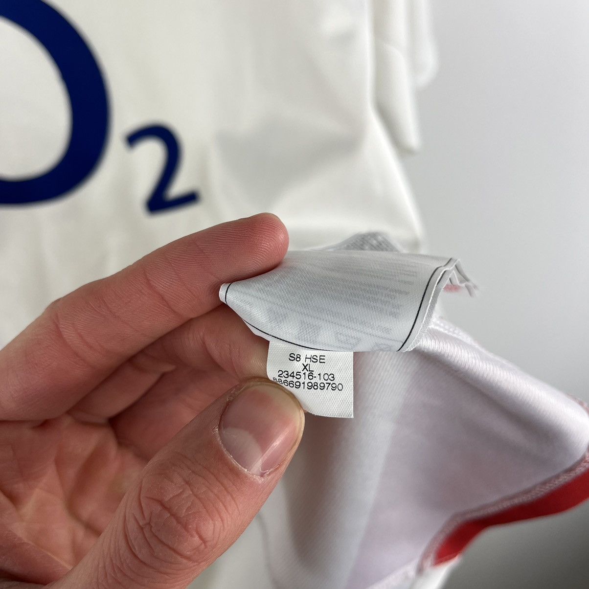 Nike Vintage England Rugby National Team Nike Rugby O2 Home Sz XL Size US XL / EU 56 / 4 - 8 Thumbnail