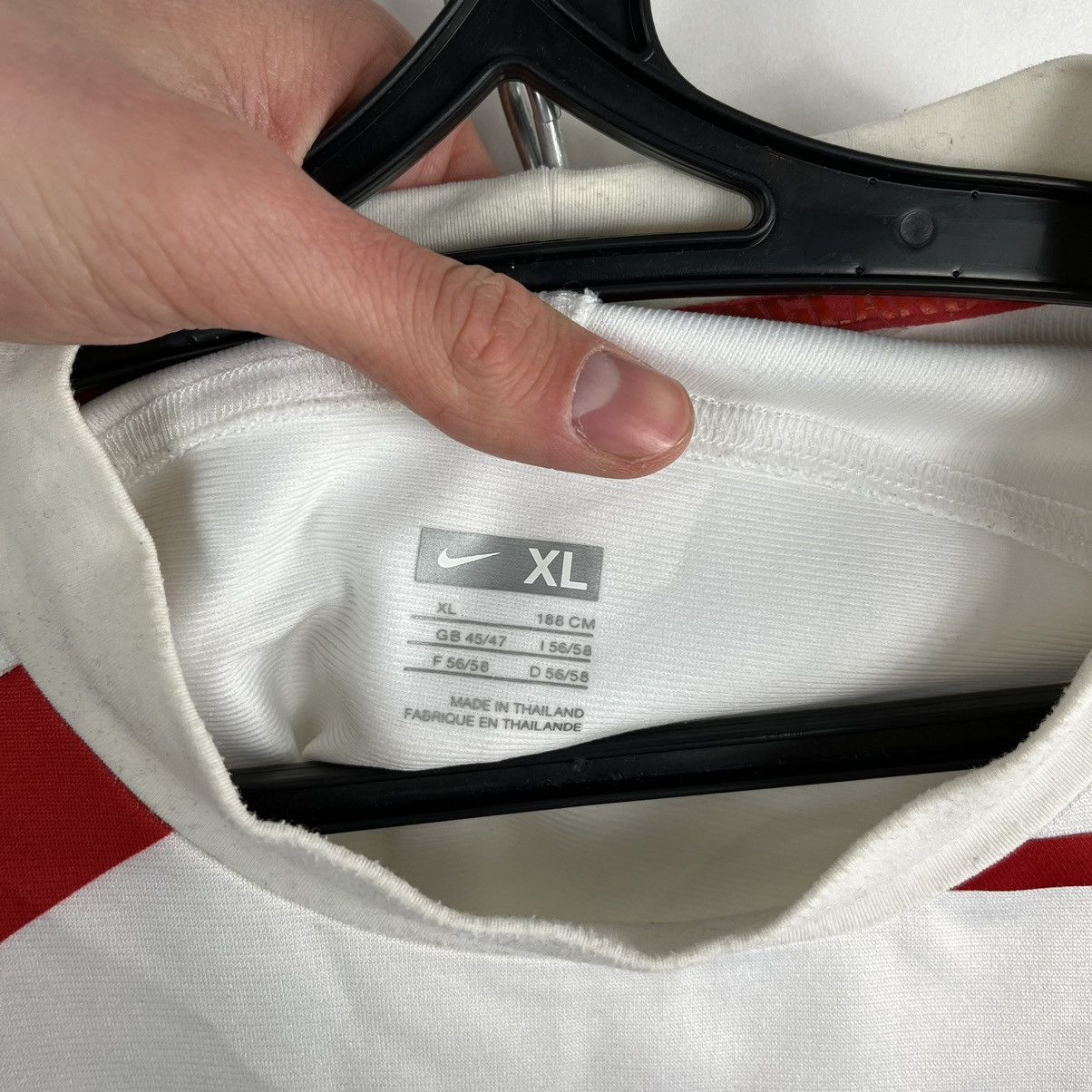 Nike Vintage England Rugby National Team Nike Rugby O2 Home Sz XL Size US XL / EU 56 / 4 - 6 Thumbnail
