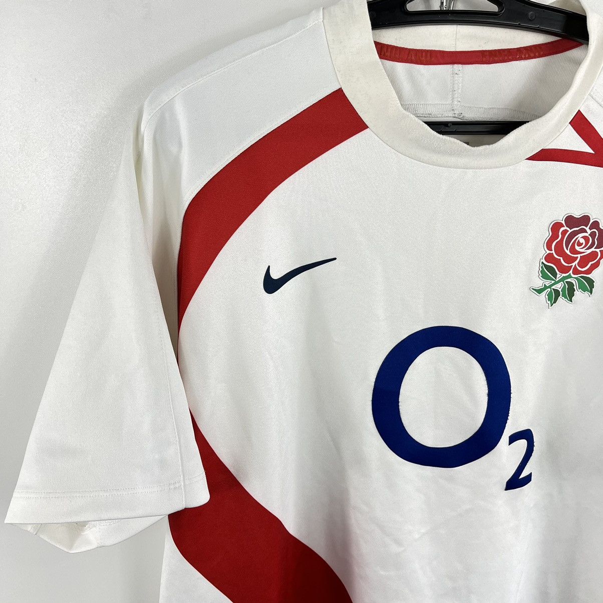 Nike Vintage England Rugby National Team Nike Rugby O2 Home Sz XL Size US XL / EU 56 / 4 - 2 Thumbnail