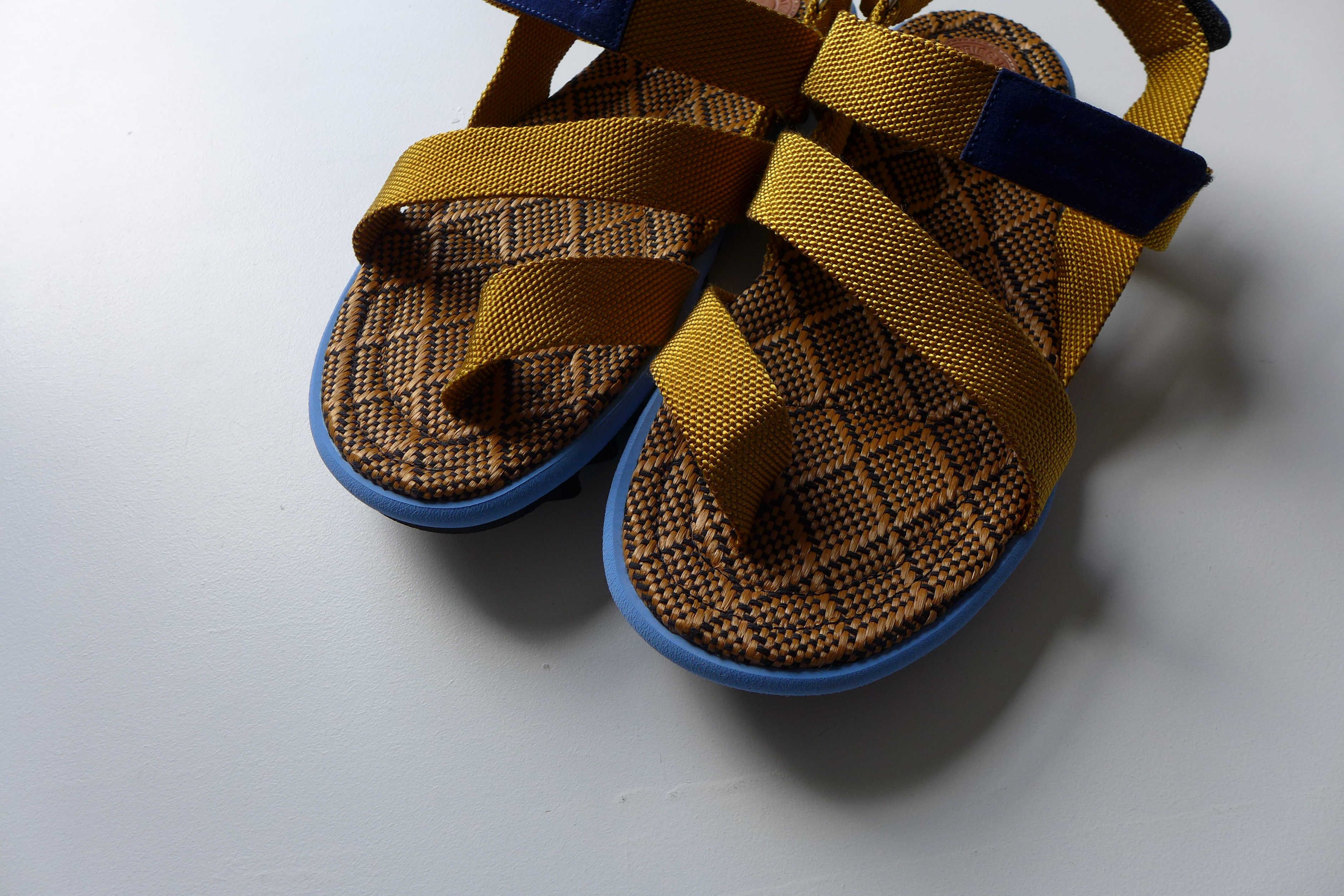 Dries Van Noten Dries Van Noten Webbing Sandals - Yellow Size US 9 / EU 42 - 3 Thumbnail