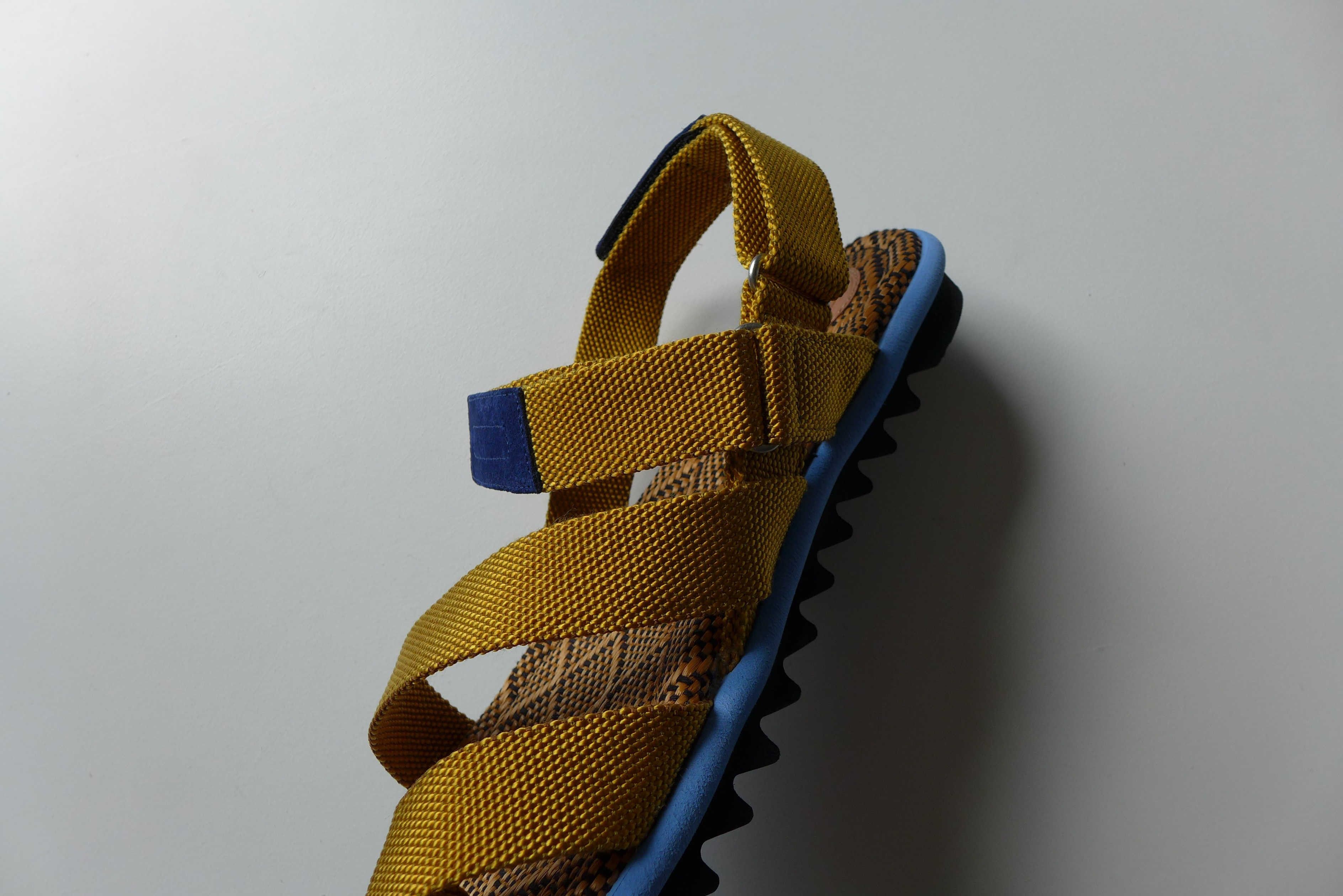 Dries Van Noten Dries Van Noten Webbing Sandals - Yellow Size US 9 / EU 42 - 10 Thumbnail