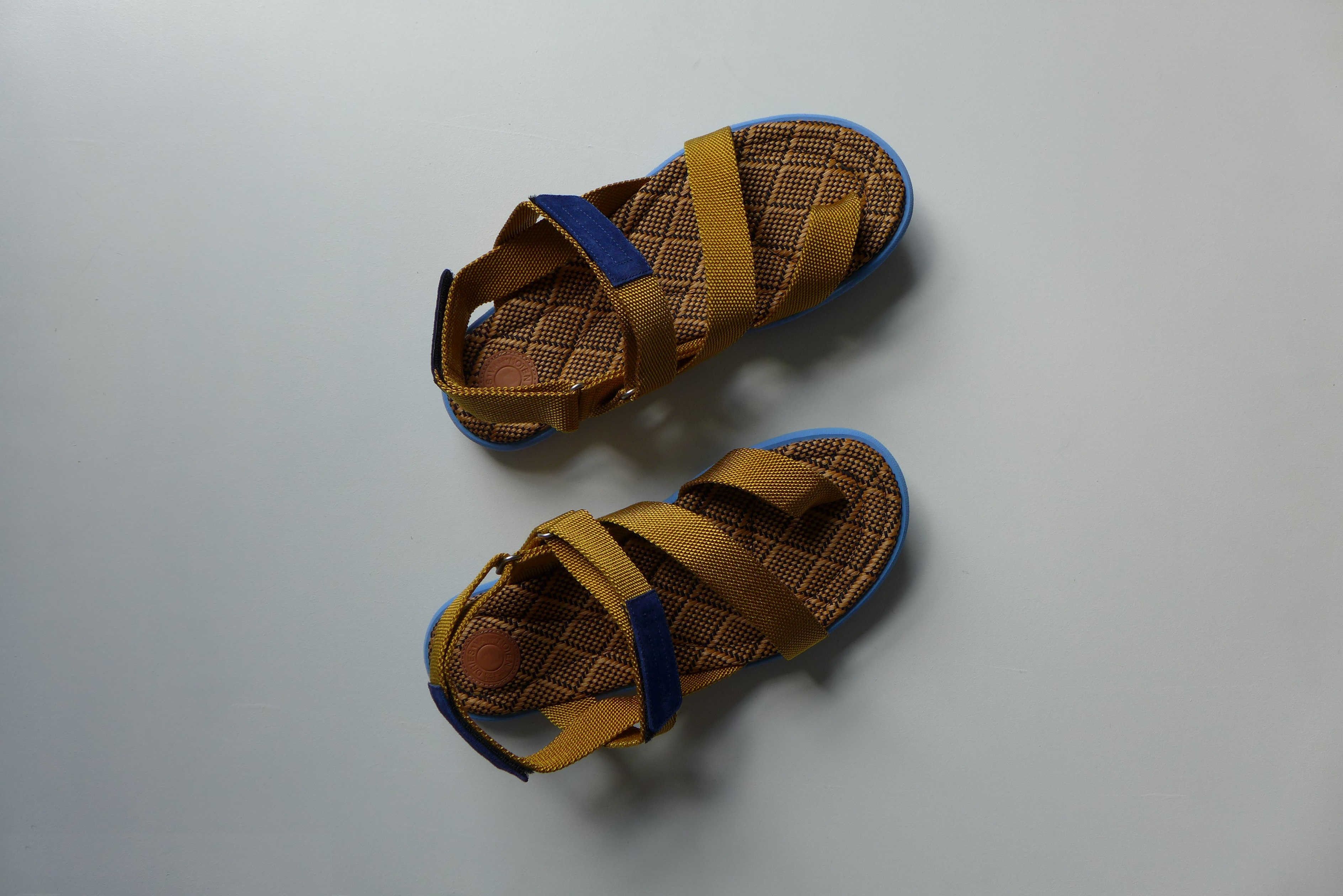 Dries Van Noten Dries Van Noten Webbing Sandals - Yellow Size US 9 / EU 42 - 5 Thumbnail