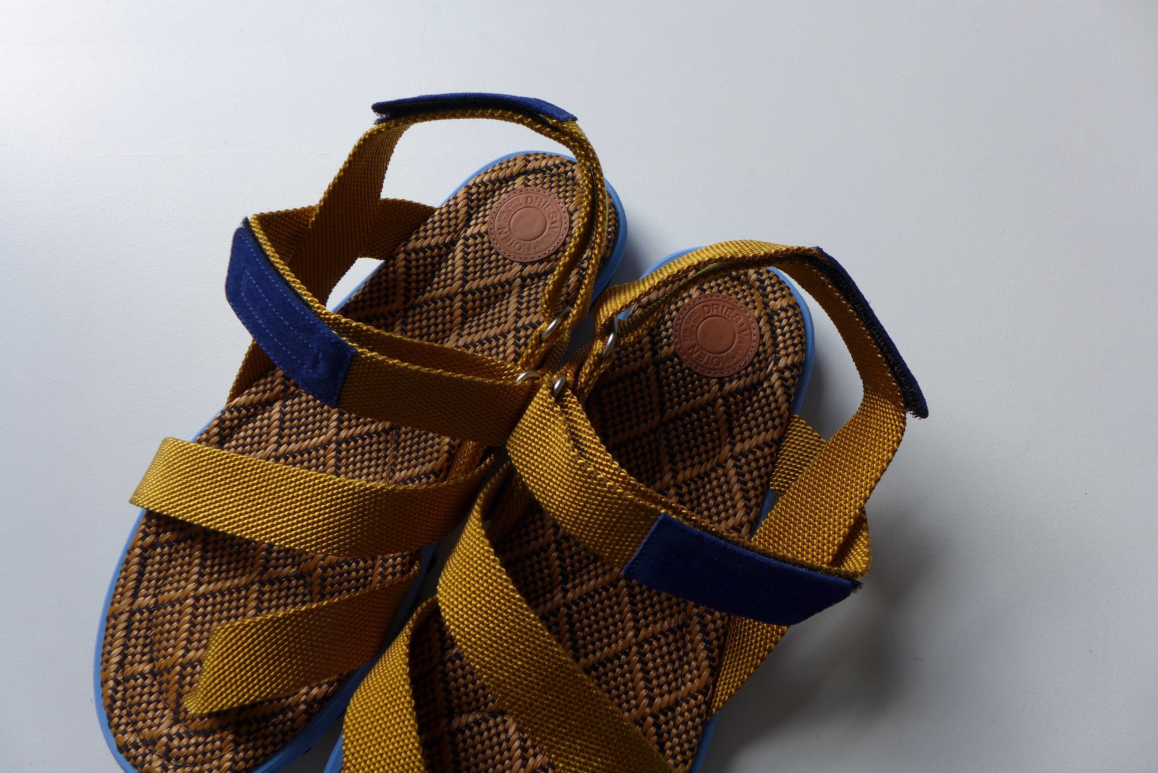Dries Van Noten Dries Van Noten Webbing Sandals - Yellow Size US 9 / EU 42 - 4 Thumbnail