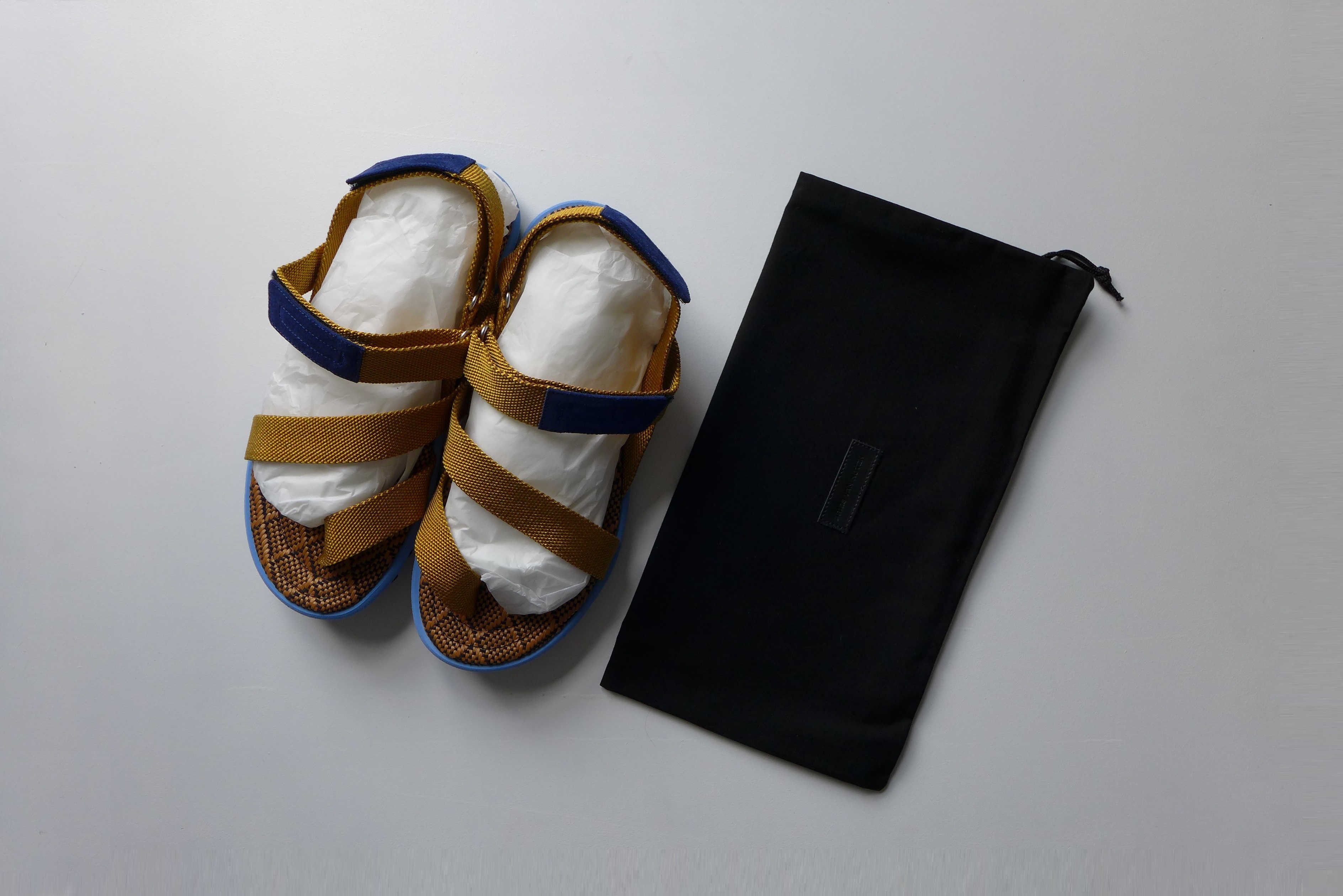 Dries Van Noten Dries Van Noten Webbing Sandals - Yellow Size US 9 / EU 42 - 15 Thumbnail