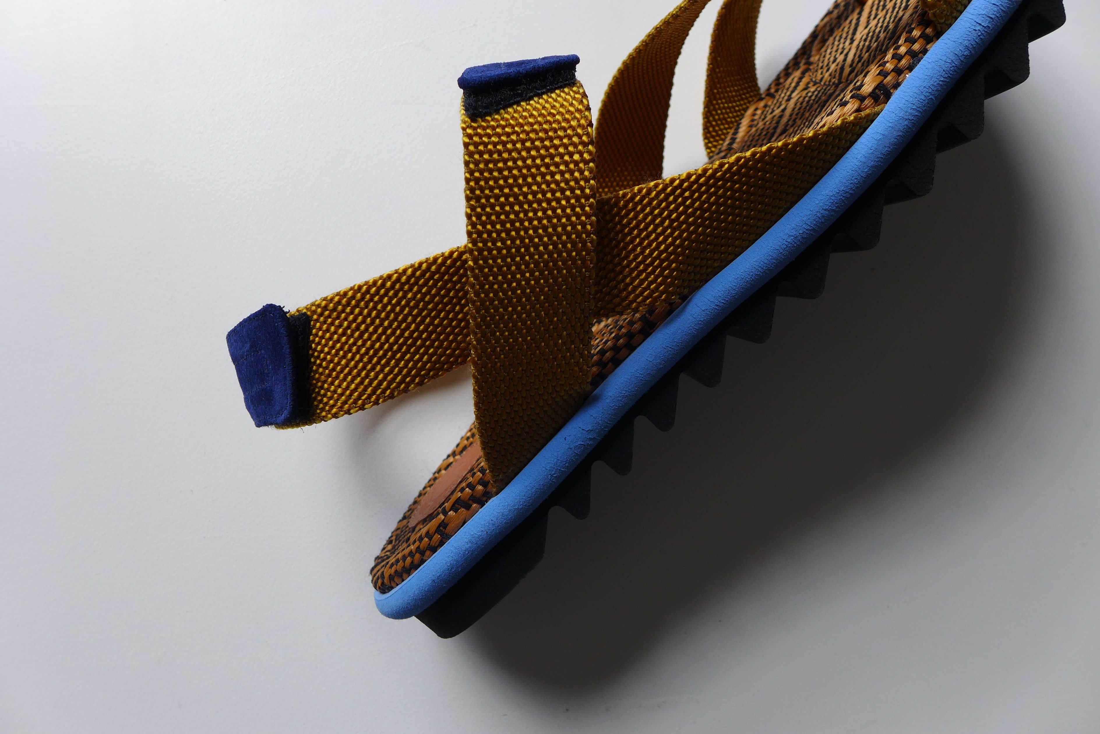 Dries Van Noten Dries Van Noten Webbing Sandals - Yellow Size US 9 / EU 42 - 8 Thumbnail