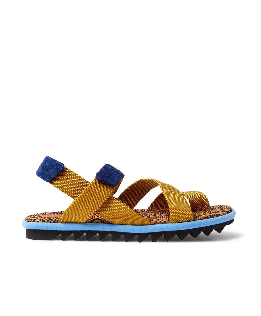 Dries Van Noten Dries Van Noten Webbing Sandals - Yellow Size US 9 / EU 42 - 1 Thumbnail