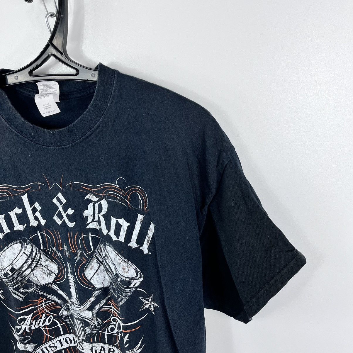 Band Tees × Vintage Vintage Rock & Roll Customs Garage Big Logo Black Size XL Size US XL / EU 56 / 4 - 3 Thumbnail