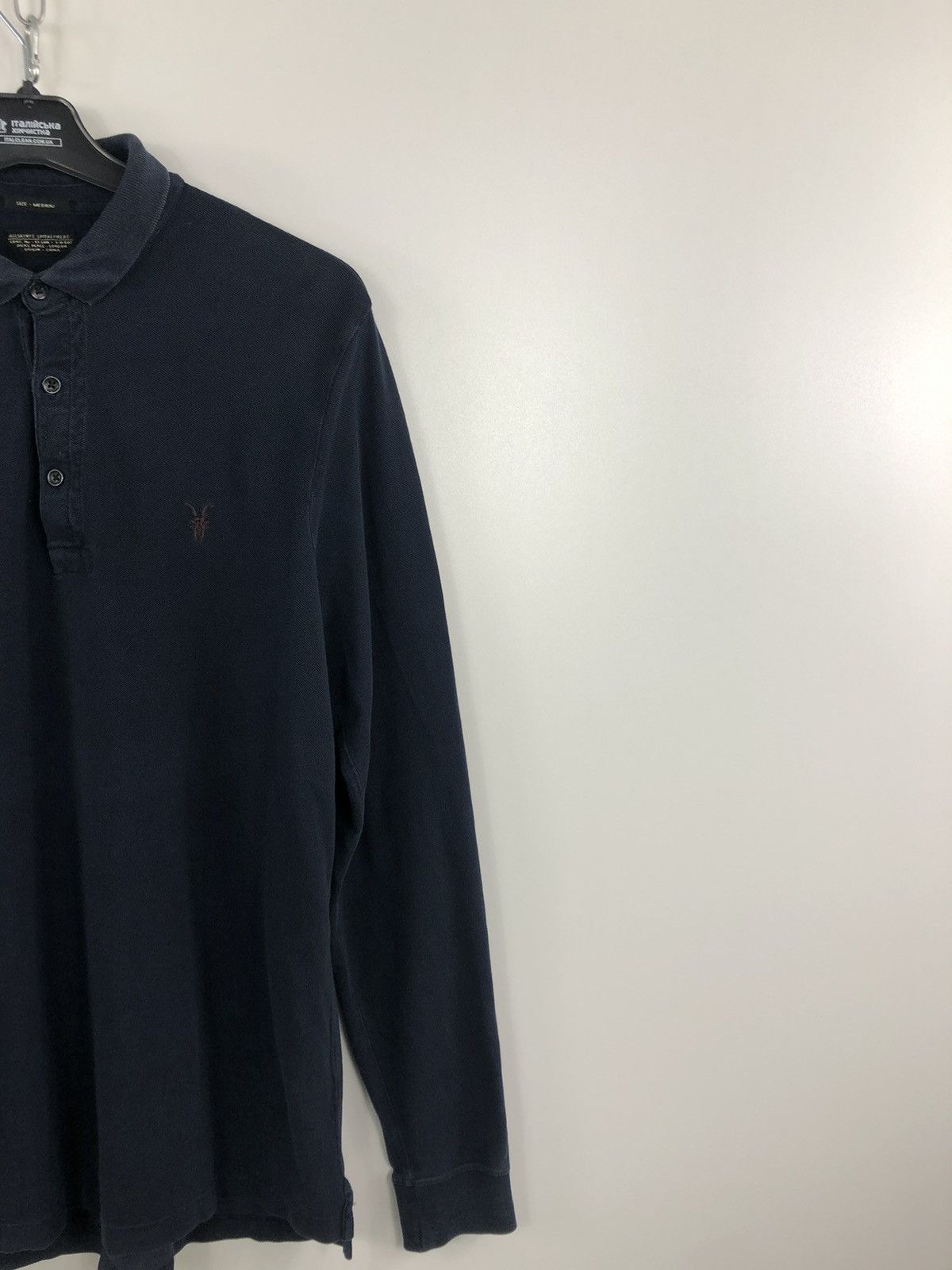 Allsaints × Vintage Vintage Allsaints Long Sleeve 3 Button Style Navy Size M Size US M / EU 48-50 / 2 - 5 Thumbnail