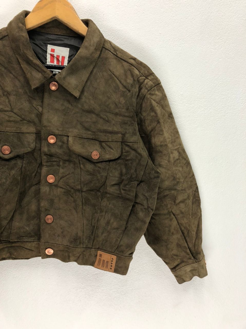 Japanese Brand Nobuo ikeda IN Express Leather Jacket Inex Size US S / EU 44-46 / 1 - 3 Thumbnail
