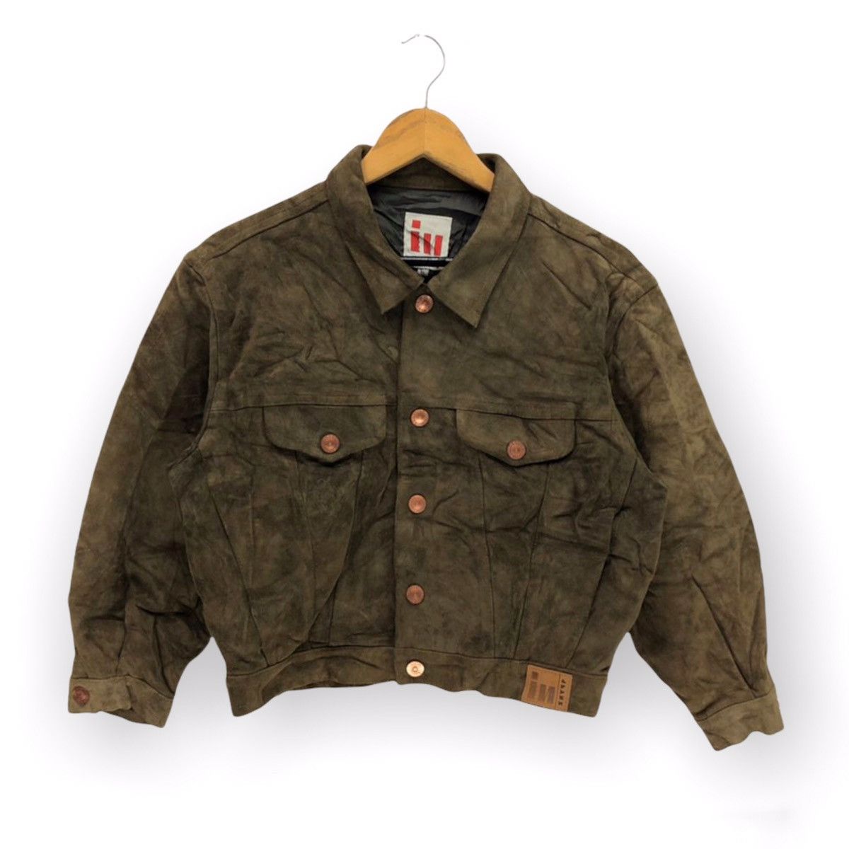 Japanese Brand Nobuo ikeda IN Express Leather Jacket Inex Size US S / EU 44-46 / 1 - 1 Thumbnail