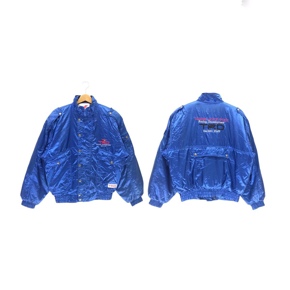 Vintage Toyota Motor Sports Bomber Jacket Big Logo TRD