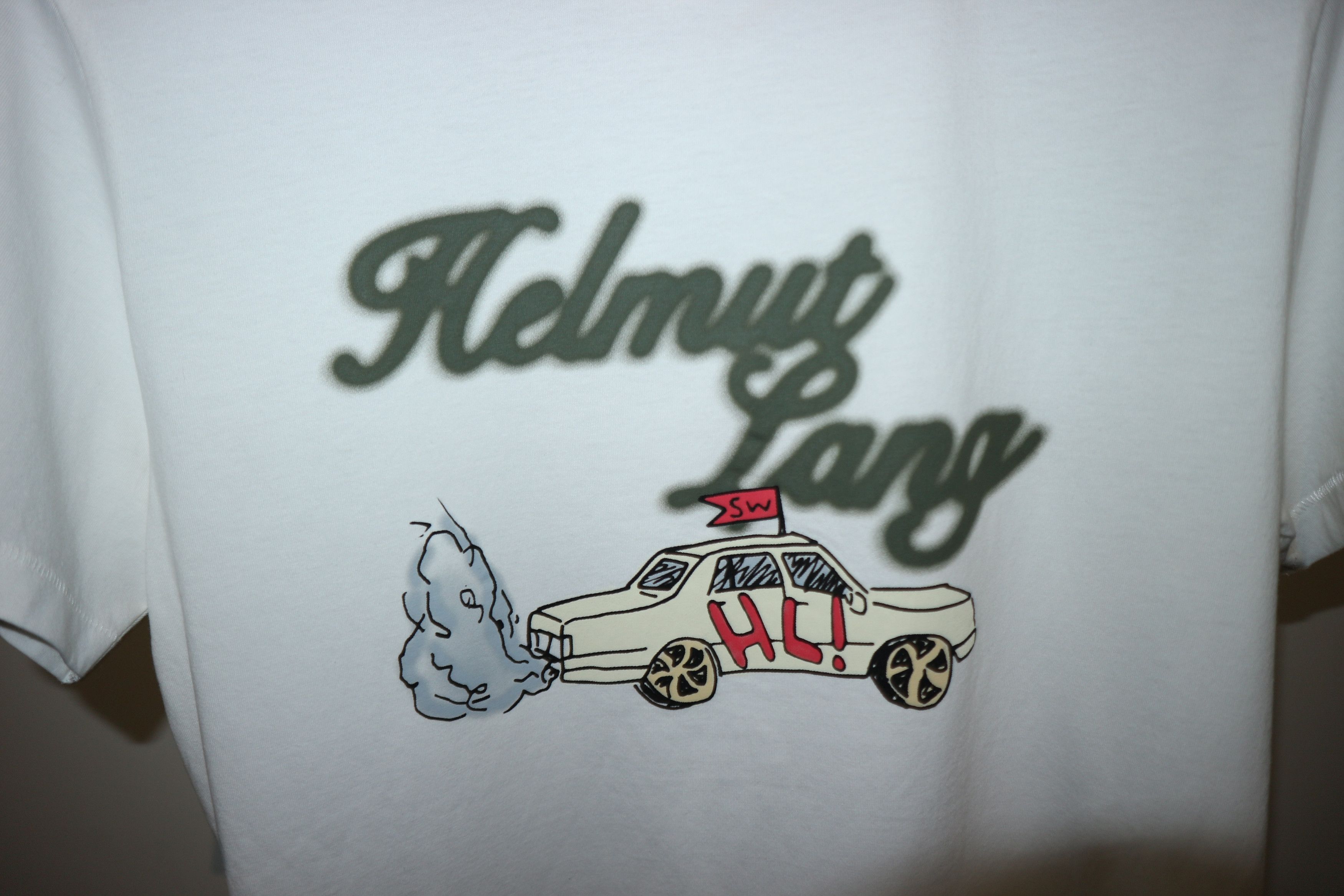 Helmut Lang Saintwoods Edition logo t-shirt Size US XS / EU 42 / 0 - 3 Thumbnail