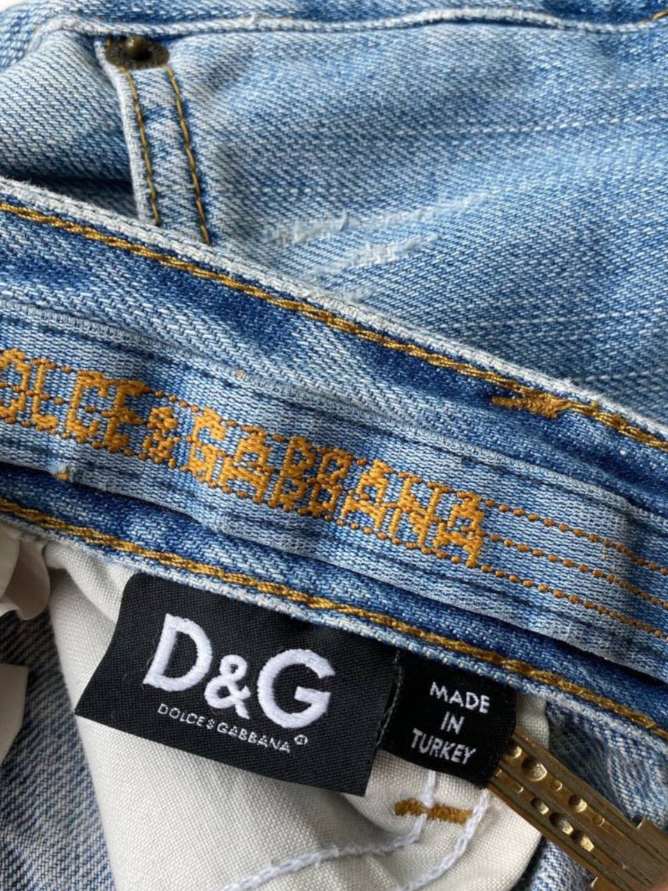 Dolce & Gabbana Dolce & Gabbana Audacious Straight Jeans Denim Pants Size US 36 / EU 52 - 10 Preview