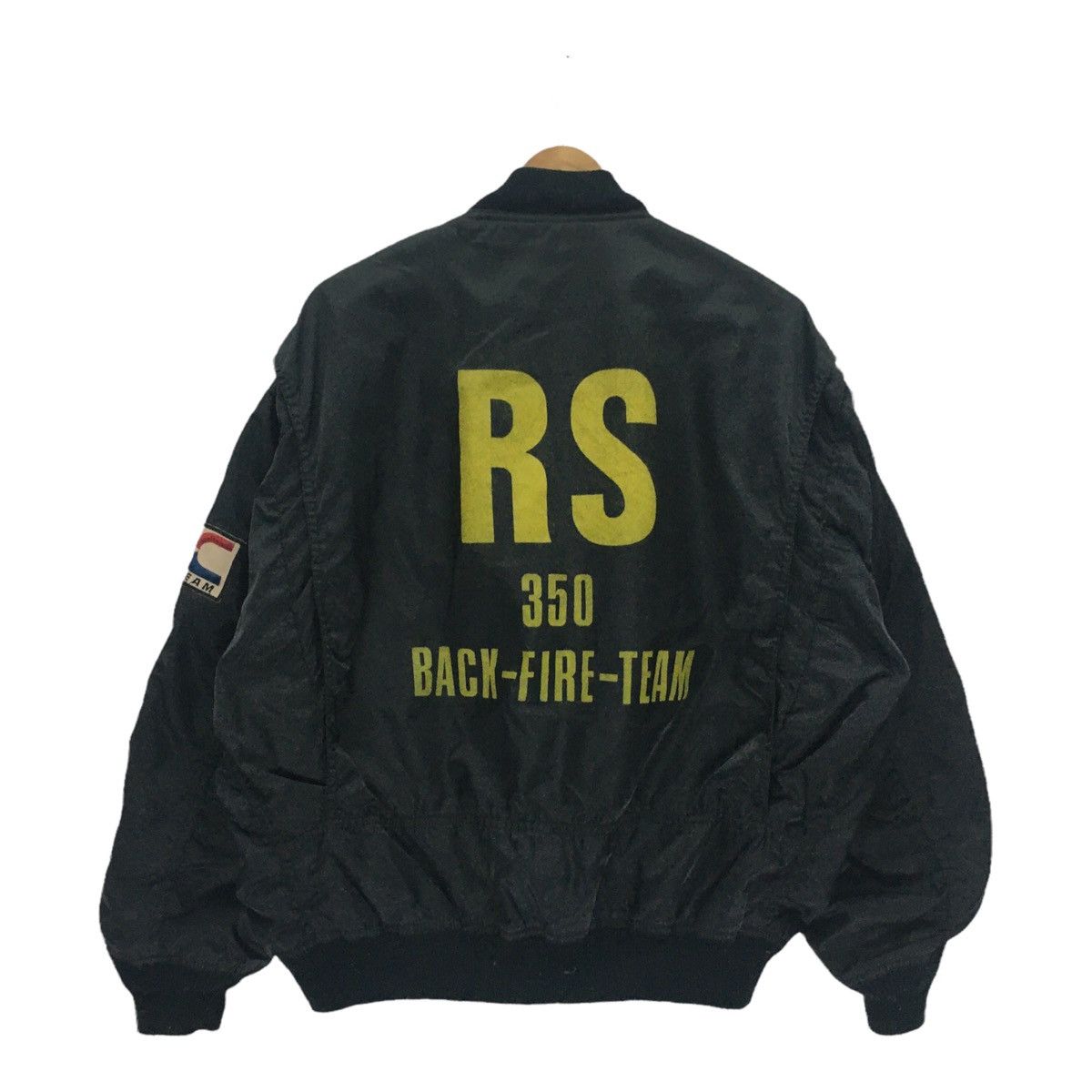 Sports Specialties Vintage SRC Racing Team Back Fire Team Bomber Jacket Size US M / EU 48-50 / 2 - 2 Thumbnail