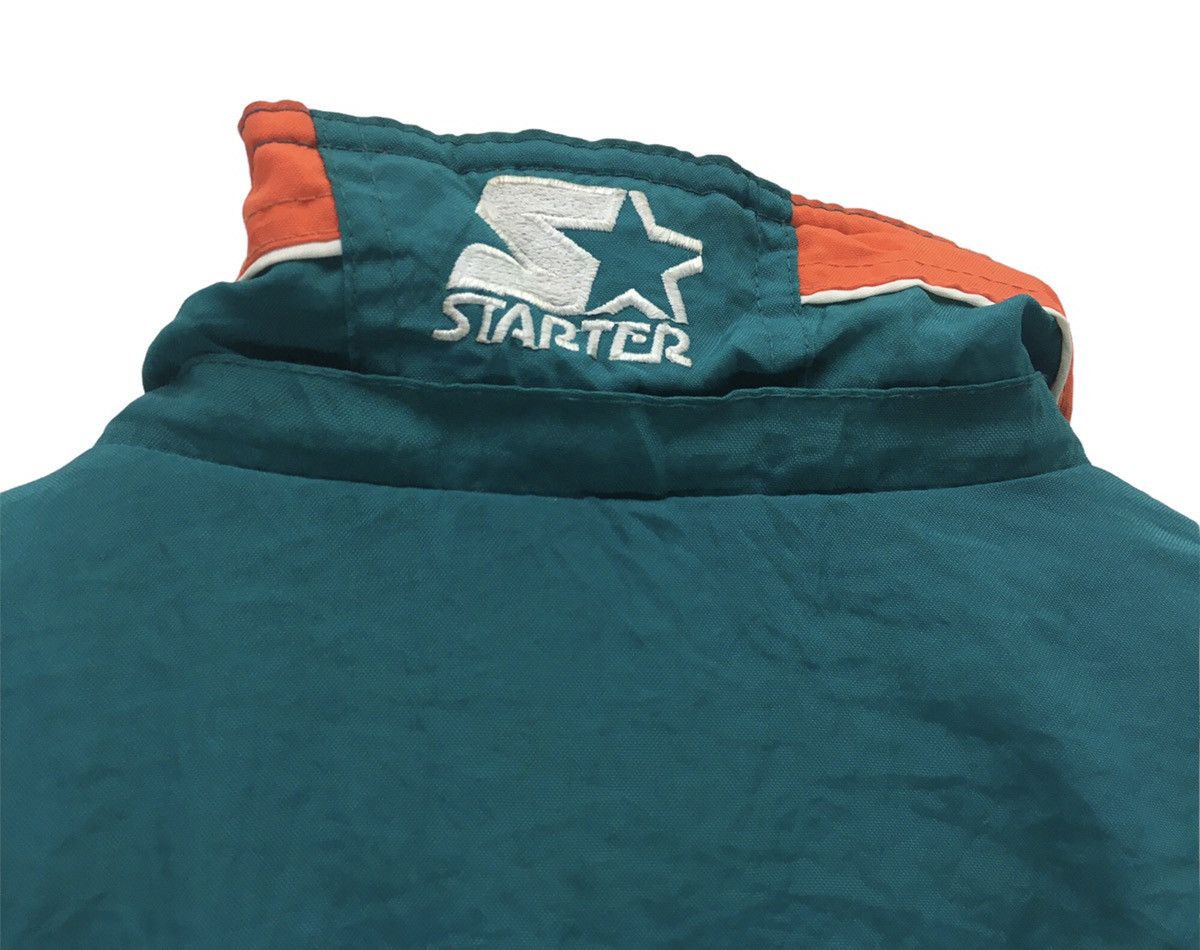 Starter Vintage Miami Dolphin American Football Team Bomber Jacket Size US L / EU 52-54 / 3 - 6 Thumbnail