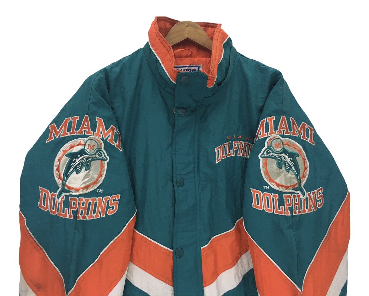 Starter Vintage Miami Dolphin American Football Team Bomber Jacket Size US L / EU 52-54 / 3 - 3 Thumbnail