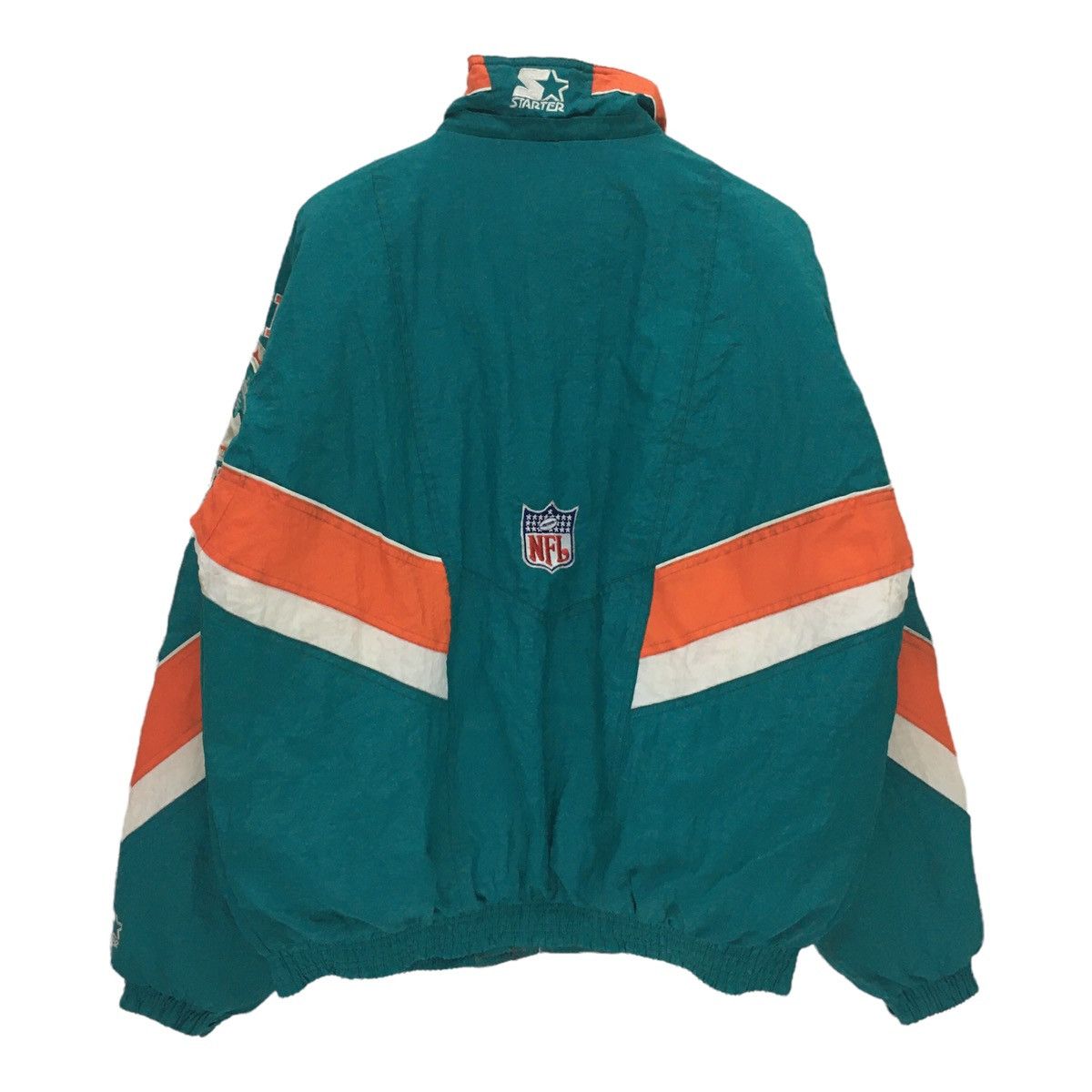 Starter Vintage Miami Dolphin American Football Team Bomber Jacket Size US L / EU 52-54 / 3 - 2 Thumbnail