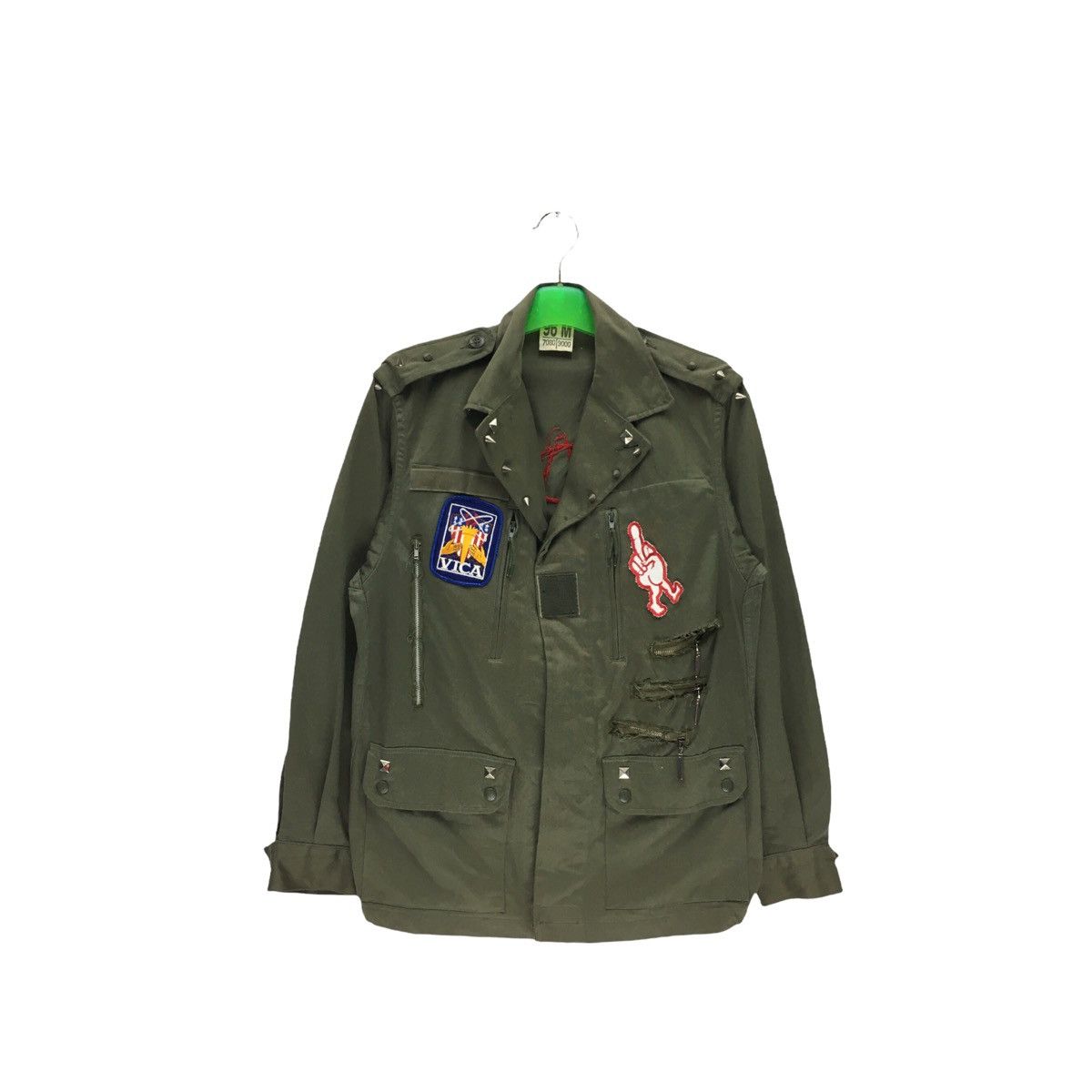 Vintage 80s Socovet Army Seditionaries Anarchy Punk Jacket