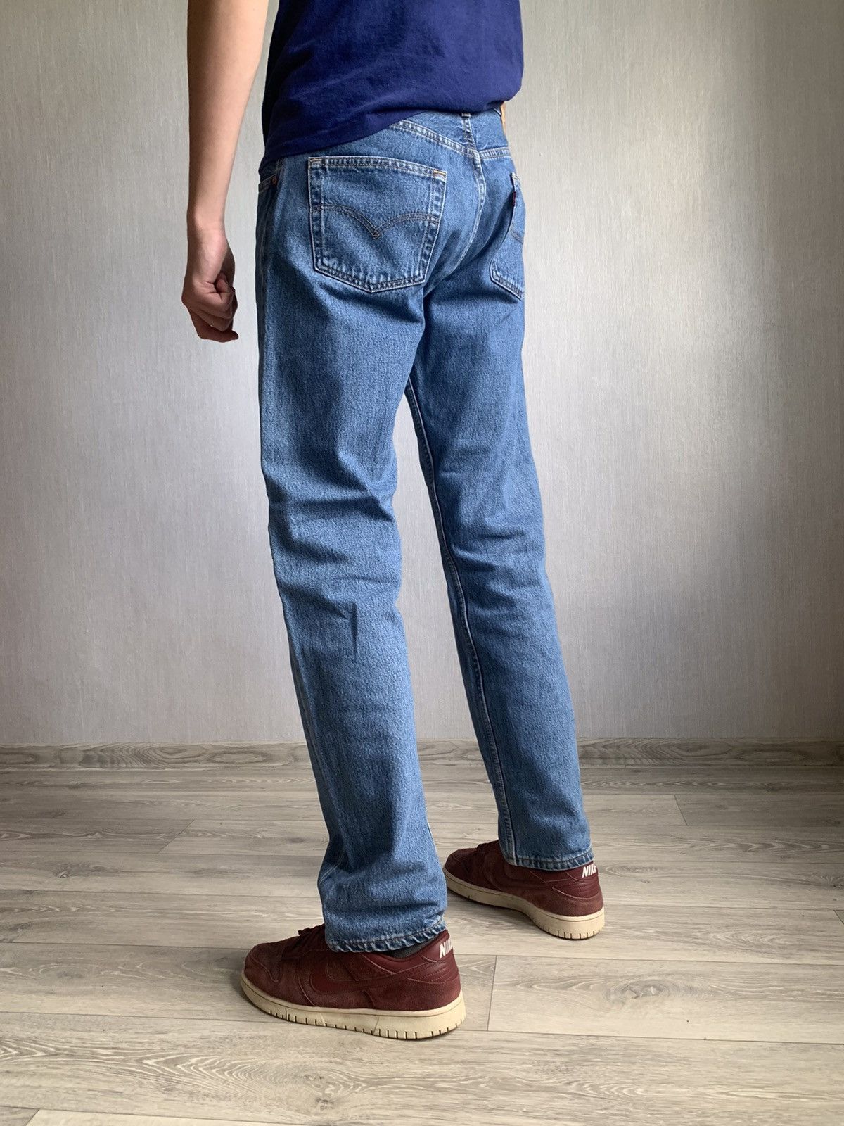 Levi's 90s Made in USA Levis 501 Vintage Blue jeans Denim pants Size US 34 / EU 50 - 4 Thumbnail