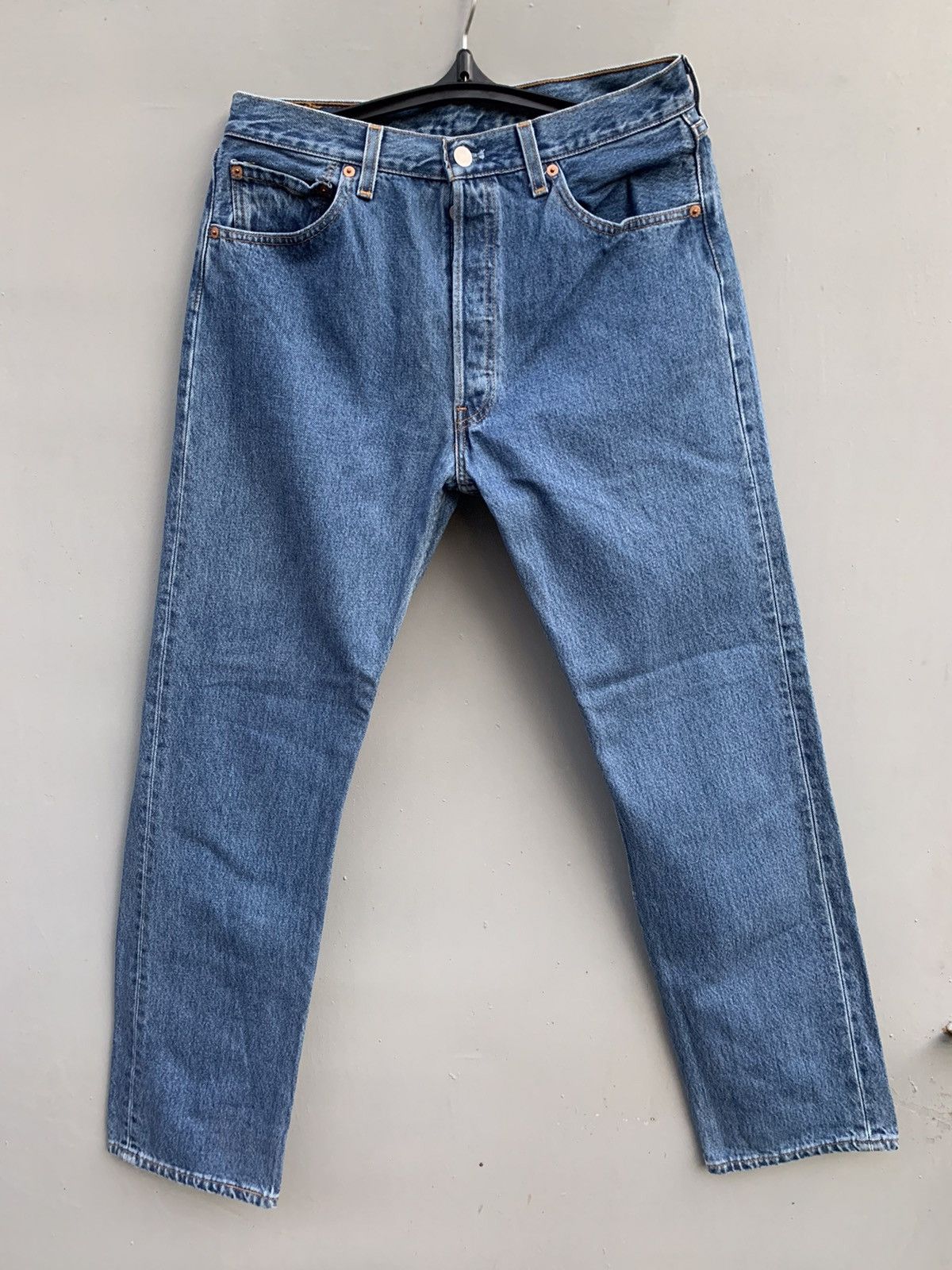 Levi's 90s Made in USA Levis 501 Vintage Blue jeans Denim pants Size US 34 / EU 50 - 6 Thumbnail