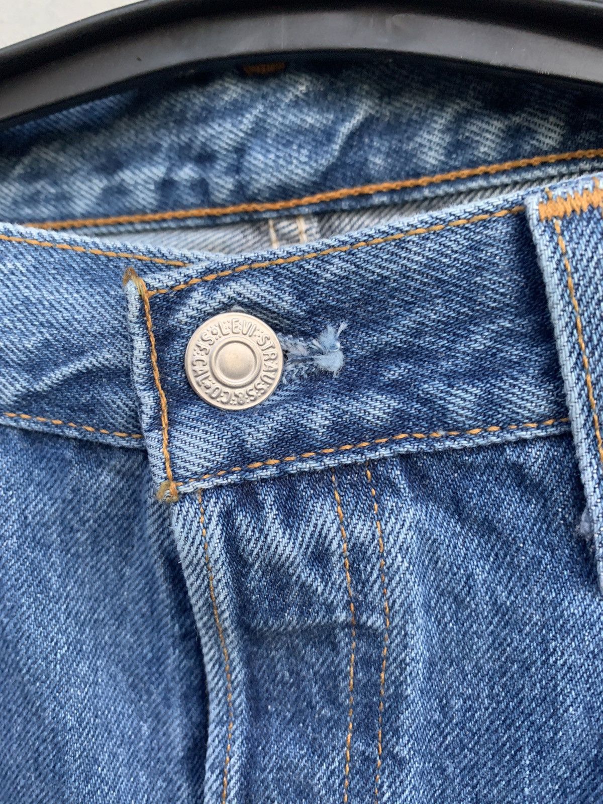 Levi's 90s Made in USA Levis 501 Vintage Blue jeans Denim pants Size US 34 / EU 50 - 14 Thumbnail