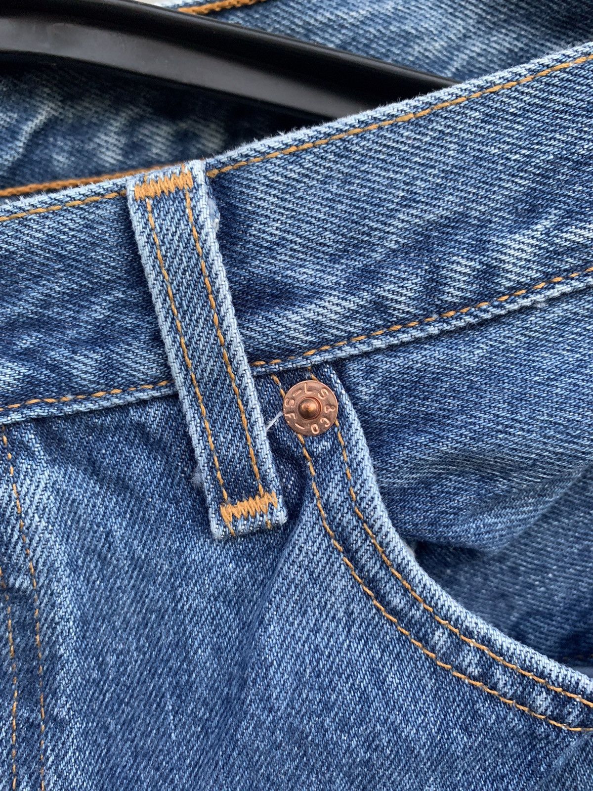 Levi's 90s Made in USA Levis 501 Vintage Blue jeans Denim pants Size US 34 / EU 50 - 13 Thumbnail