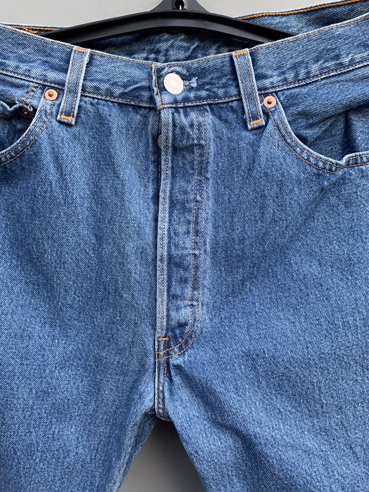 Levi's 90s Made in USA Levis 501 Vintage Blue jeans Denim pants Size US 34 / EU 50 - 7 Thumbnail