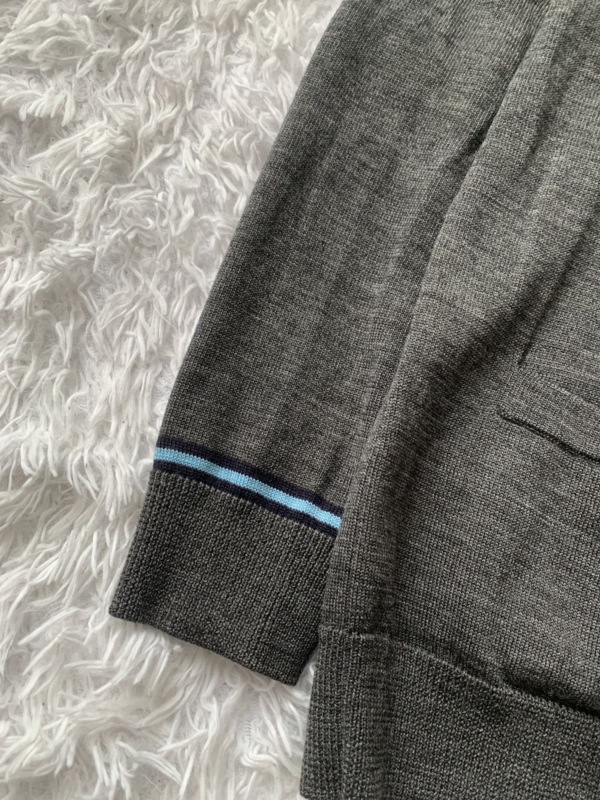 Fred Perry Fred Perry Merino Wool Grey Cardigan Size M Size US M / EU 48-50 / 2 - 2 Thumbnail